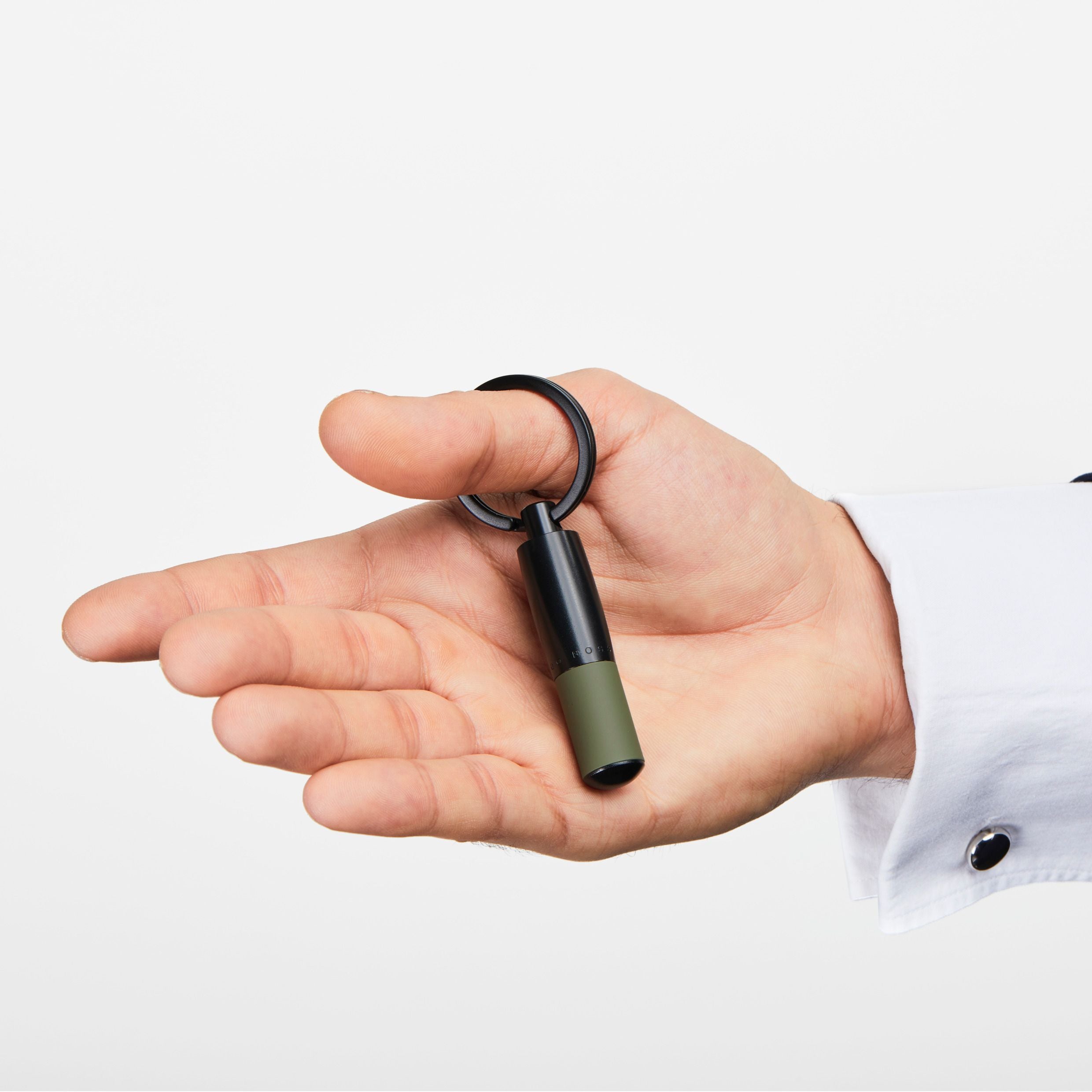 Hugo Boss Key Ring Gear Matrix Keychain