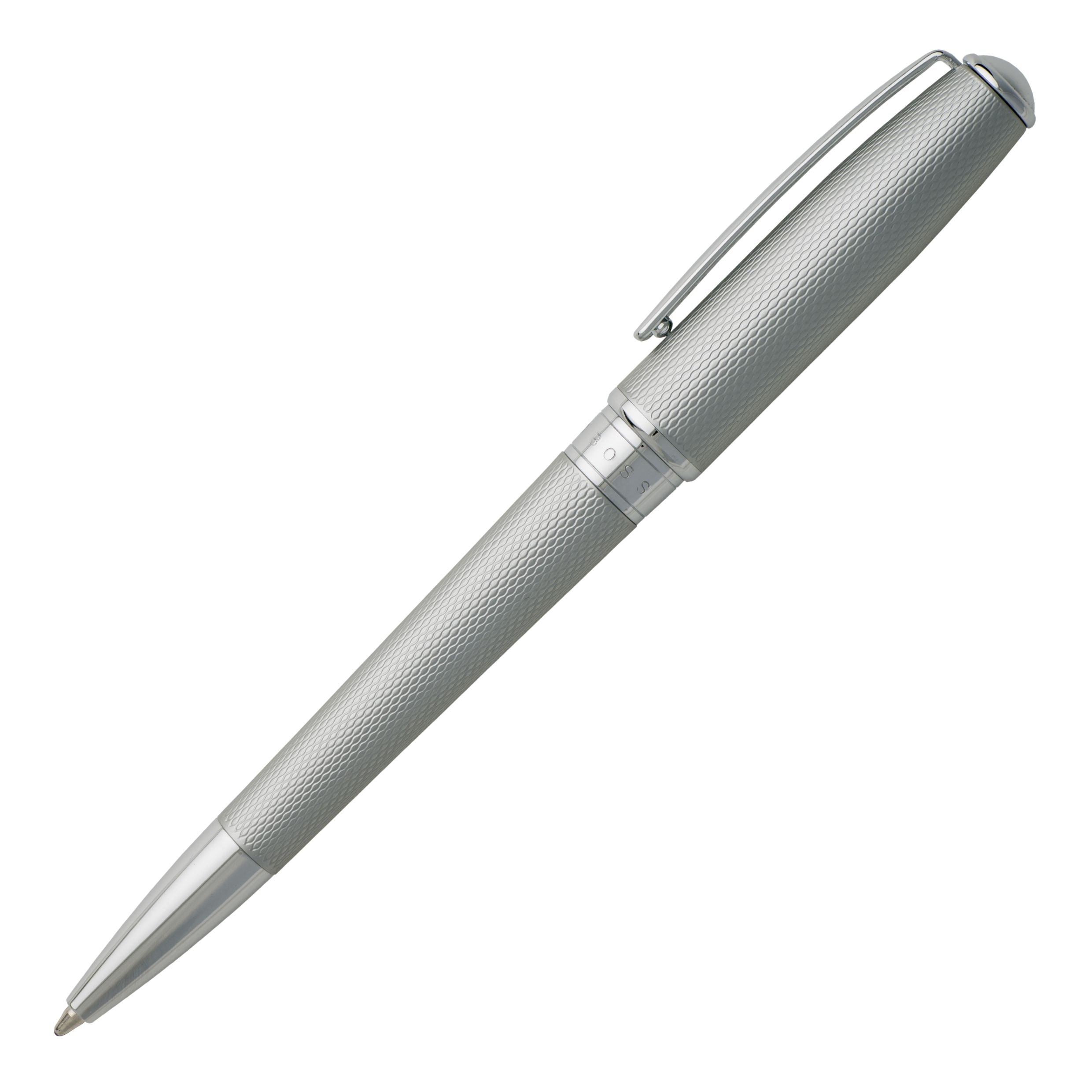 Ballpoint pen הוגו בוס Essential Matte Chrome