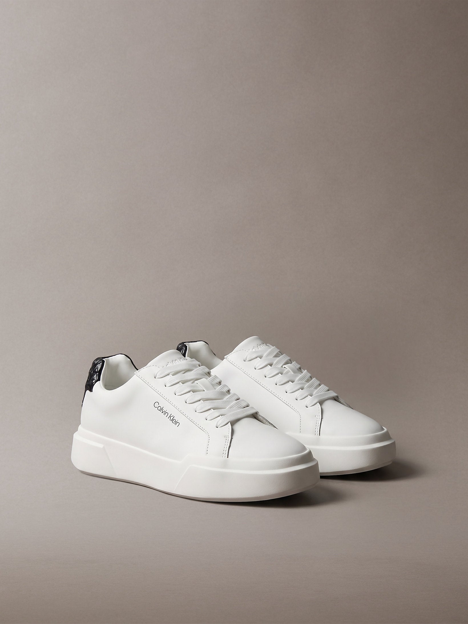 Calvin Klein Chunky Cups Laceup Lth Aop Bt Sneaker