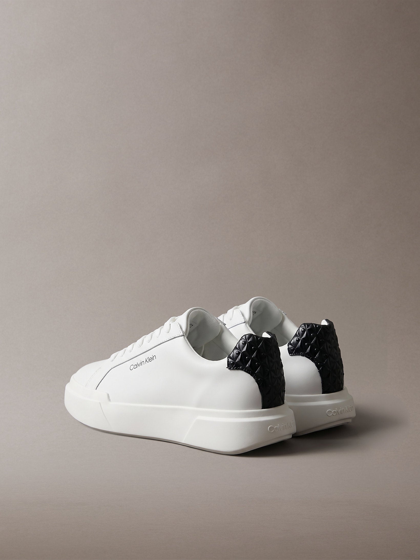 Calvin Klein Chunky Cups Laceup Lth Aop Bt Sneaker