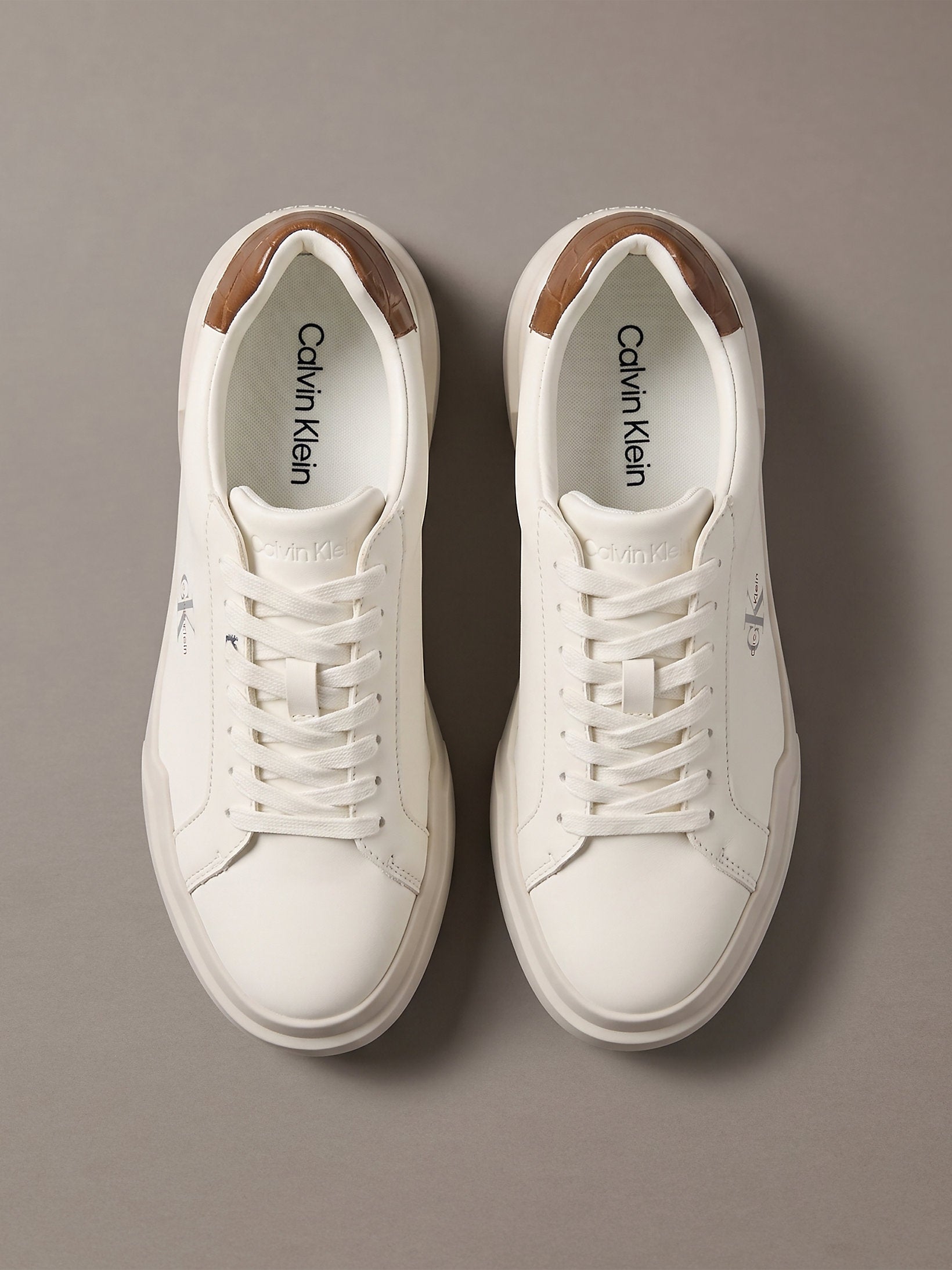 حذاء سنيكر كالفين كلاين Chunky Cups Laceup Lth Bt Croc