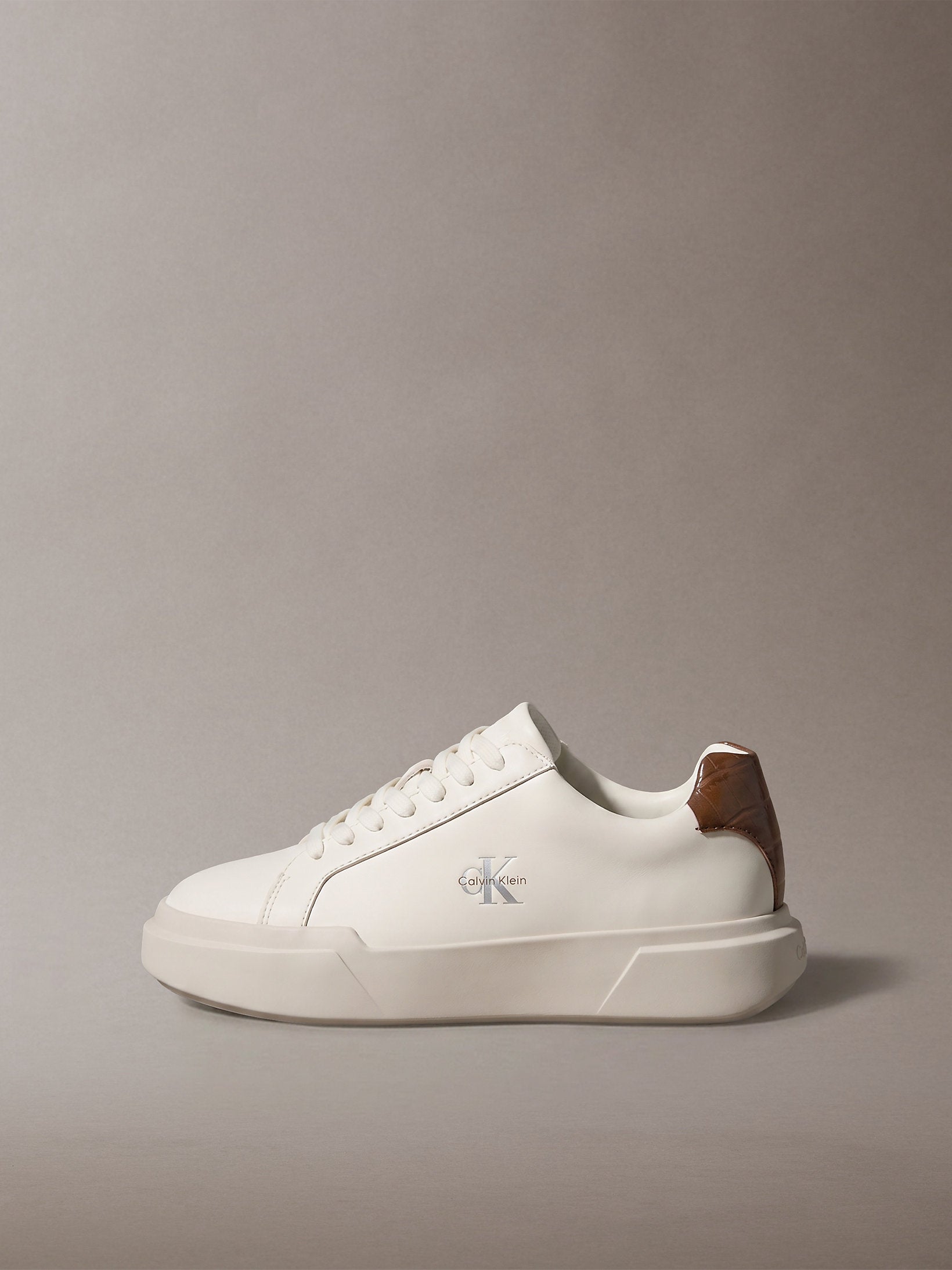 حذاء سنيكر كالفين كلاين Chunky Cups Laceup Lth Bt Croc