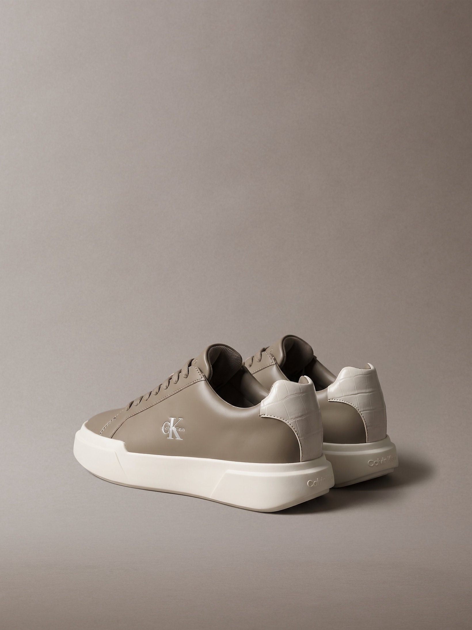 حذاء سنيكر كالفين كلاين Chunky Cups Laceup Lth Bt Croc