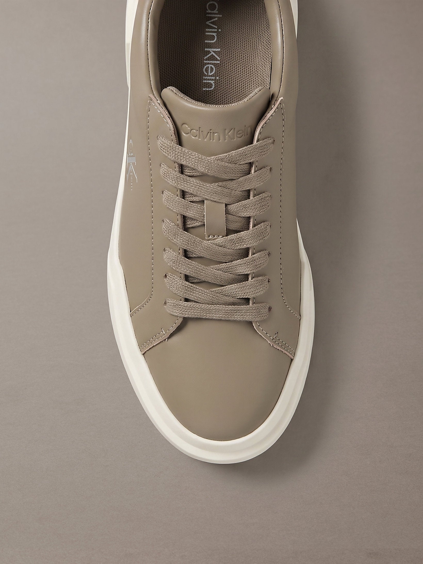 حذاء سنيكر كالفين كلاين Chunky Cups Laceup Lth Bt Croc