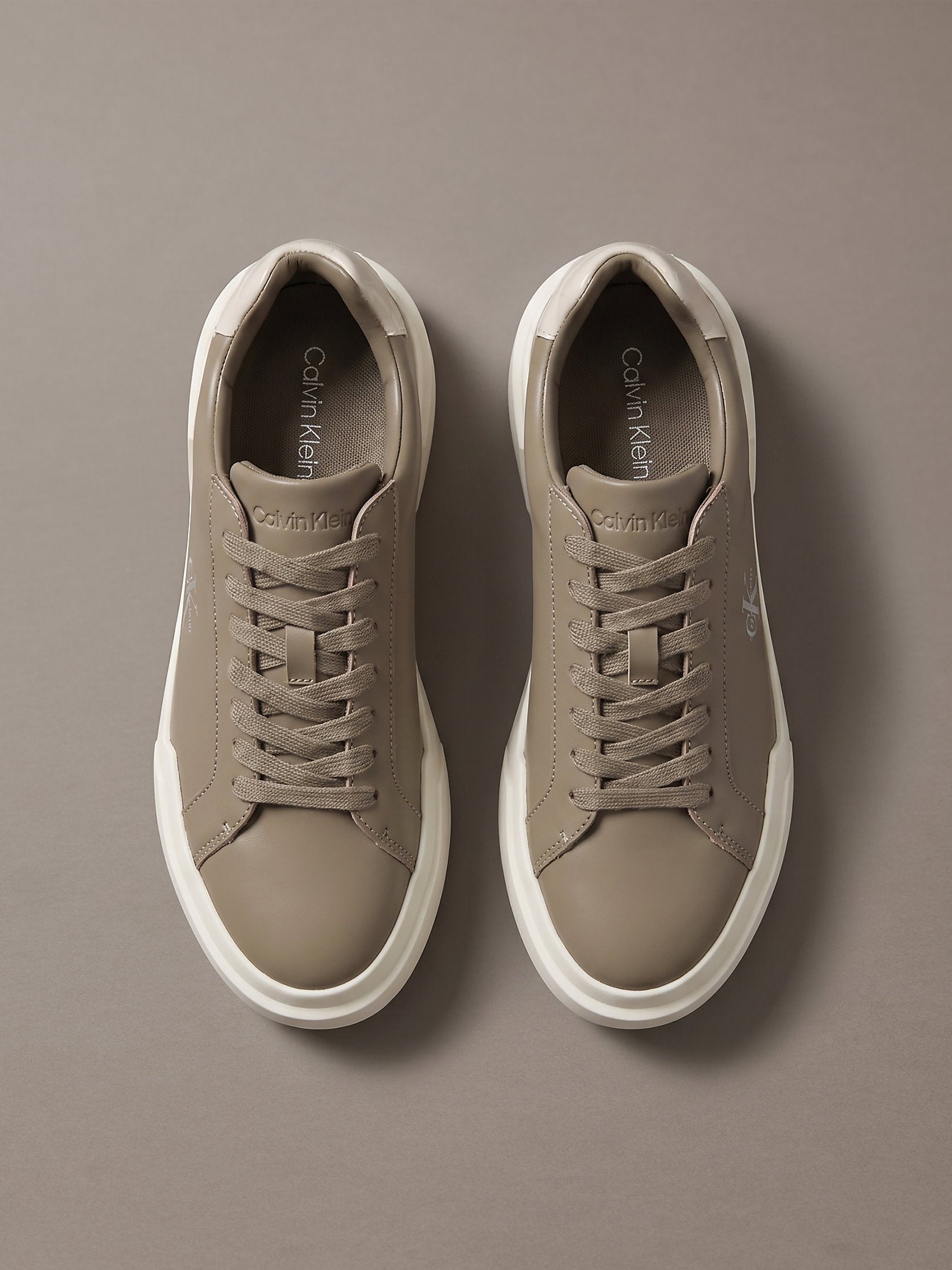 حذاء سنيكر كالفين كلاين Chunky Cups Laceup Lth Bt Croc
