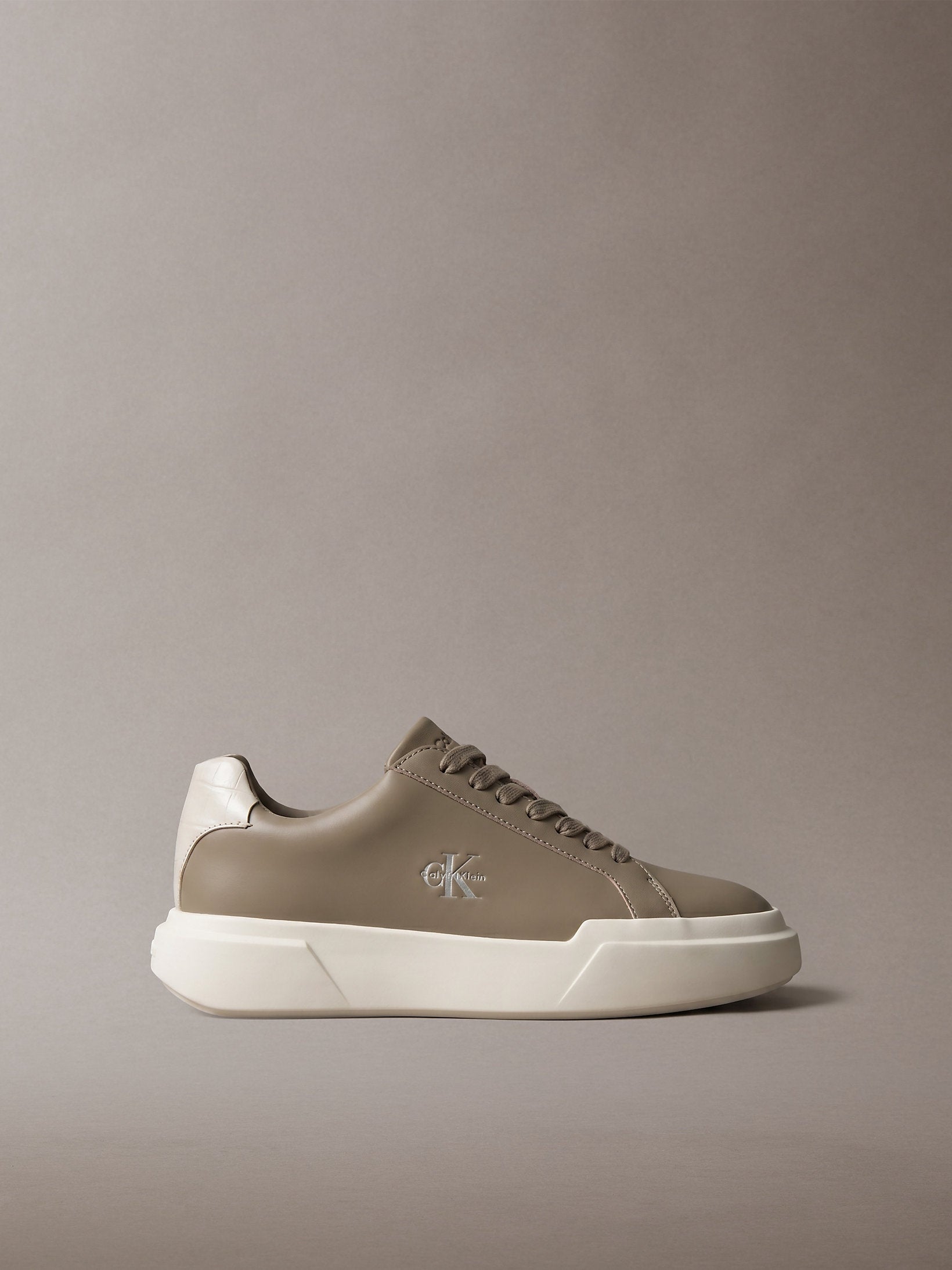 حذاء سنيكر كالفين كلاين Chunky Cups Laceup Lth Bt Croc
