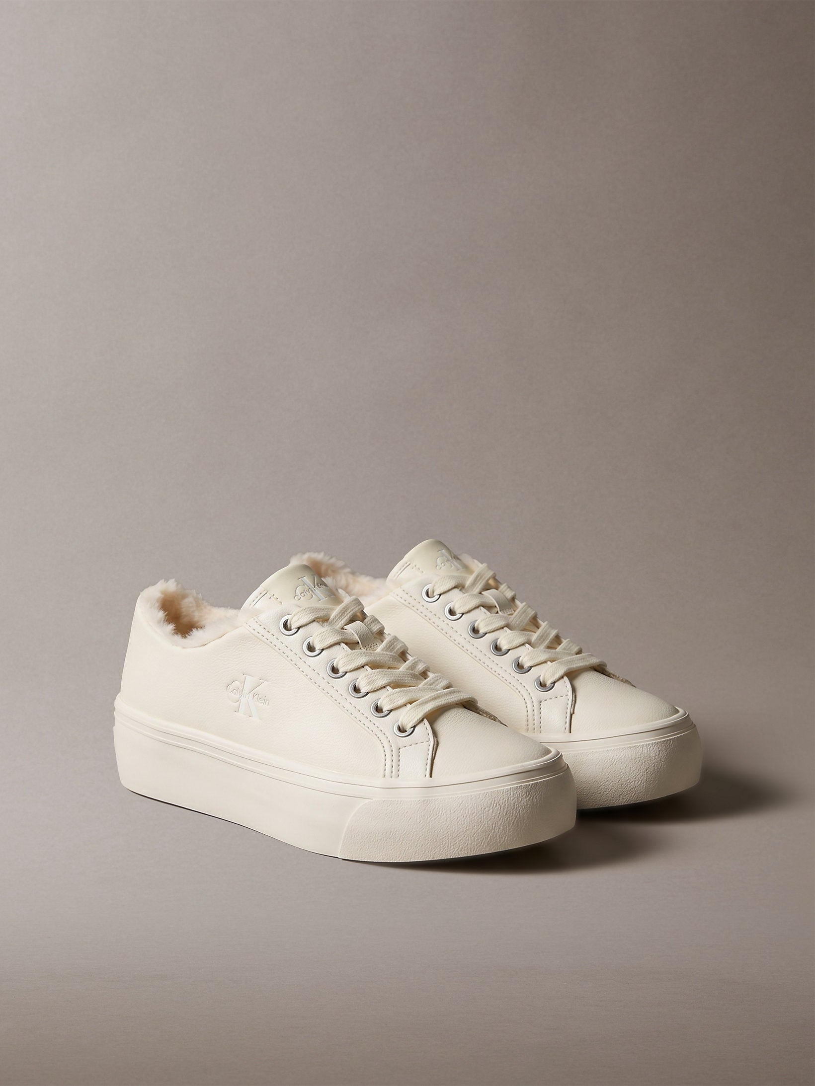 סניקרס קלווין קליין Vulc Flatf Laceup Lth Fur