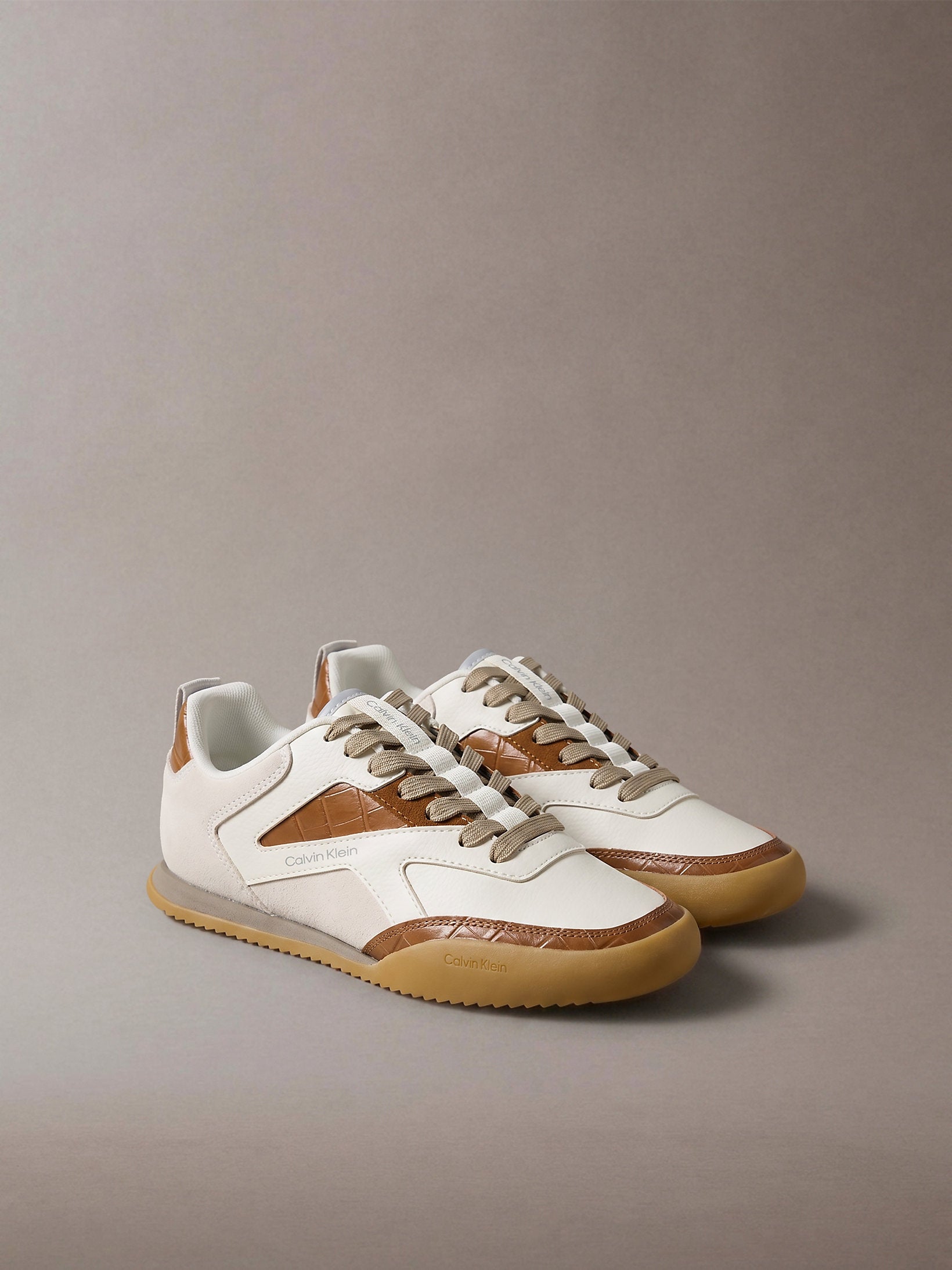 حذاء سنيكر كالفين كلاين Low Pro Runner Laceup Lth Croco