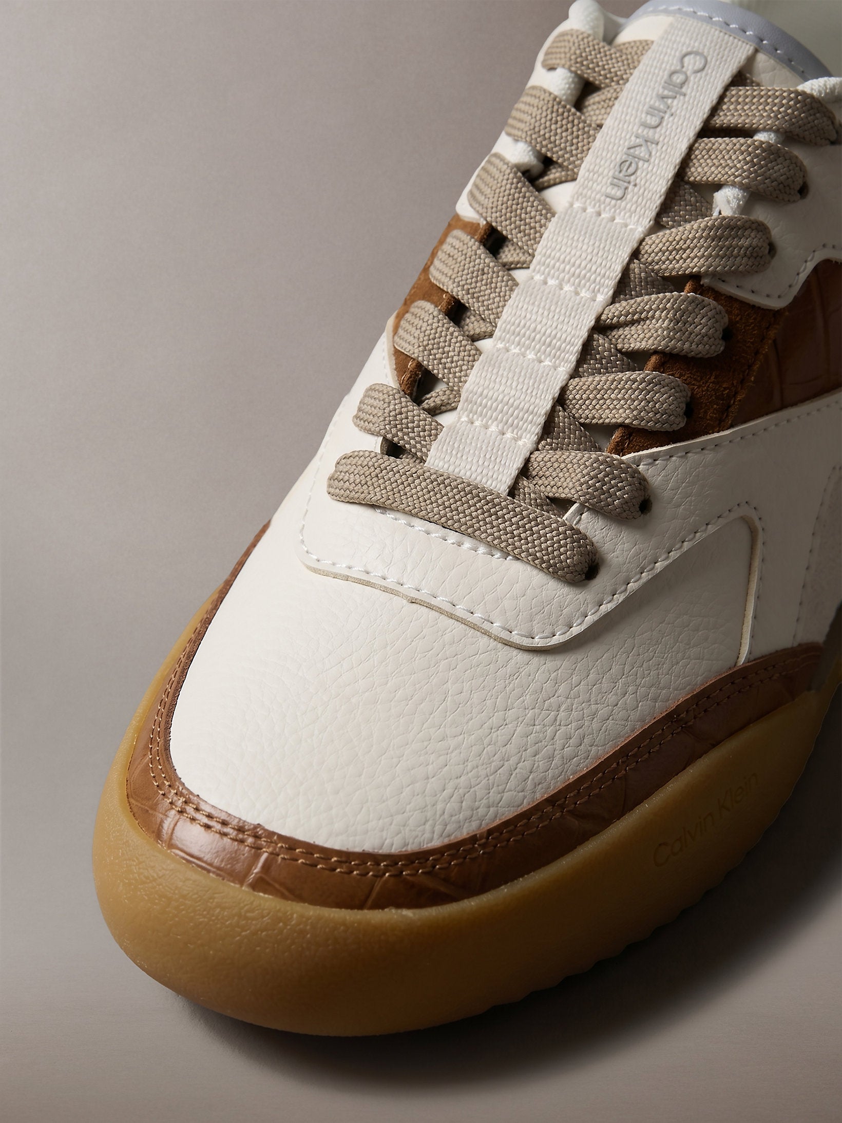 حذاء سنيكر كالفين كلاين Low Pro Runner Laceup Lth Croco