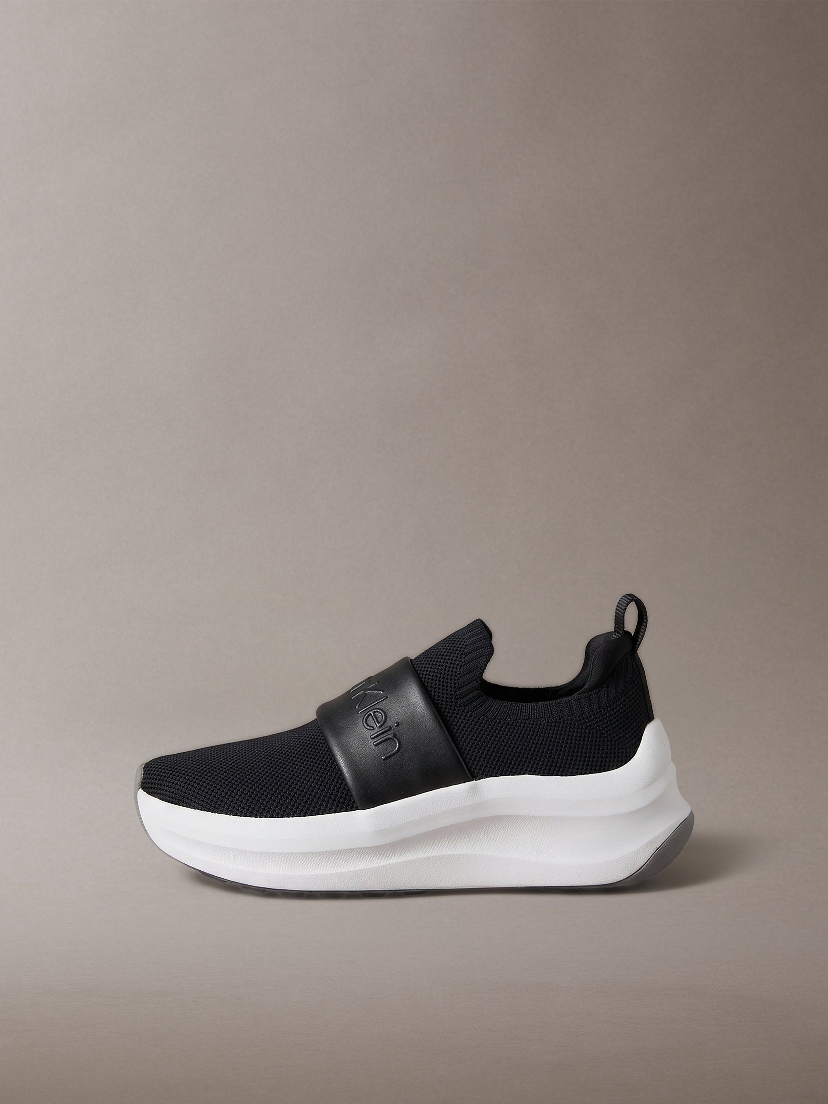Calvin Klein Chunky Run Slipon Knit Logo Tape Shoe