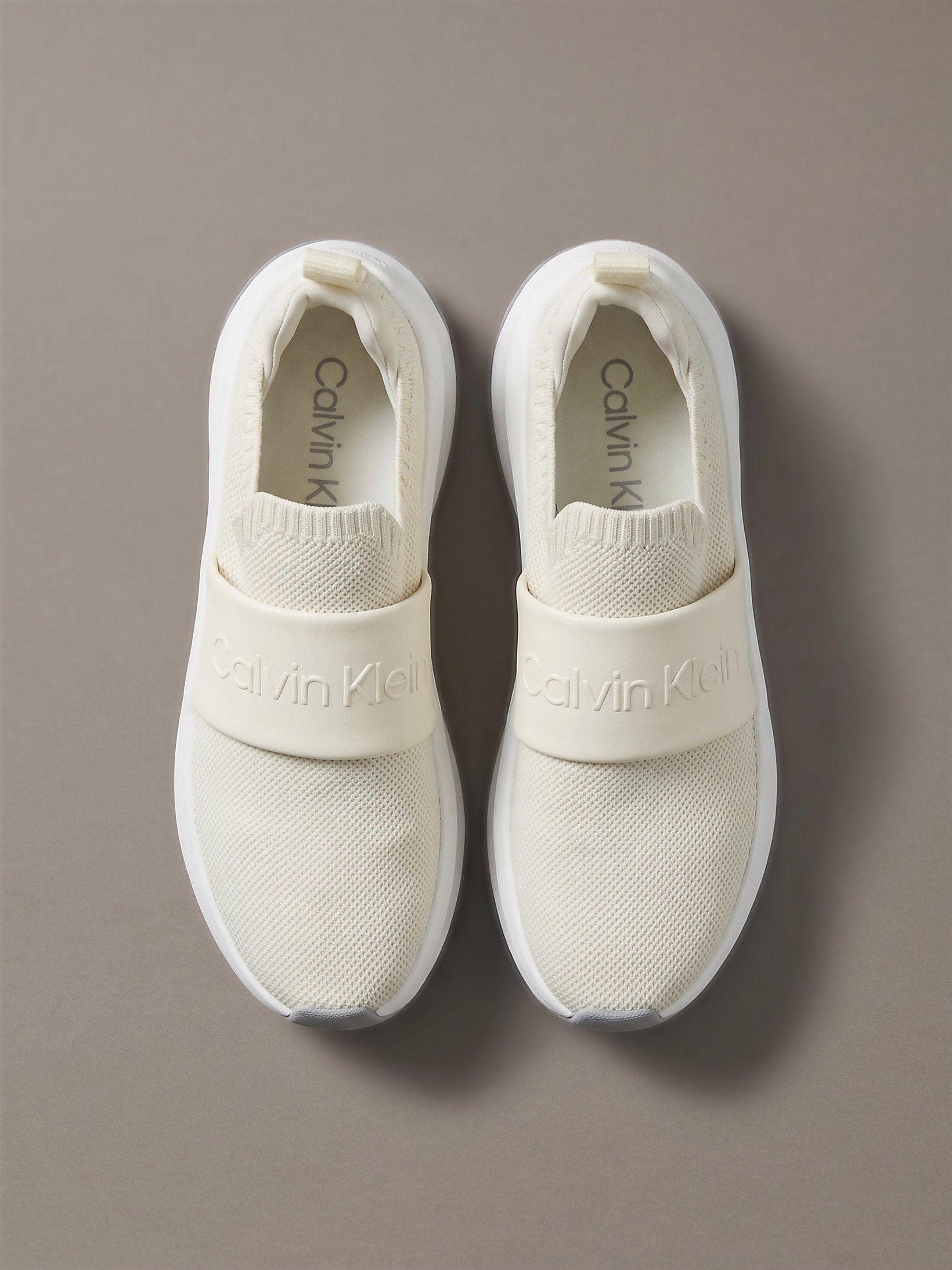 Calvin Klein Chunky Run Slipon Knit Logo Tape Shoe