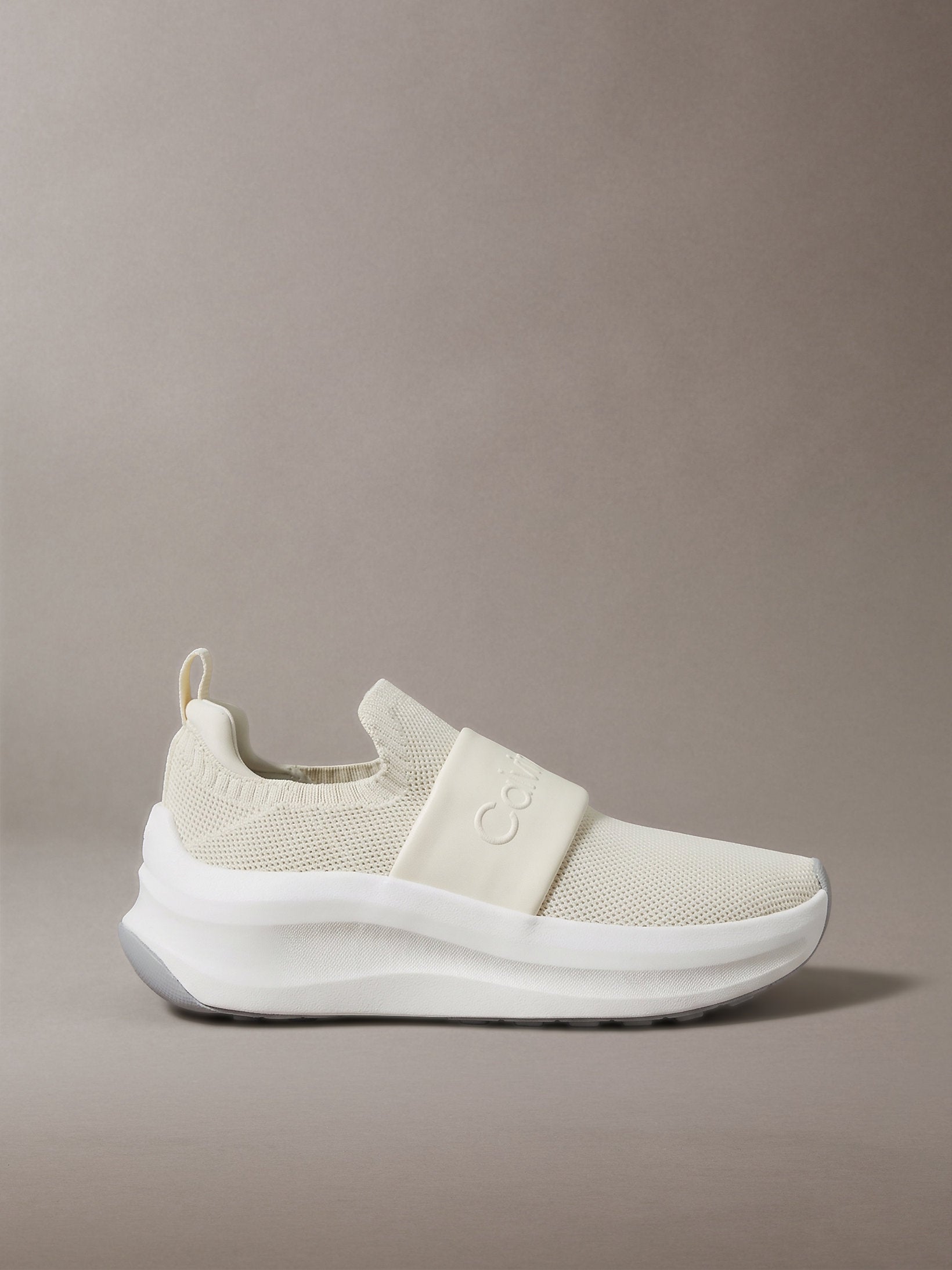 Calvin Klein Chunky Run Slipon Knit Logo Tape Shoe