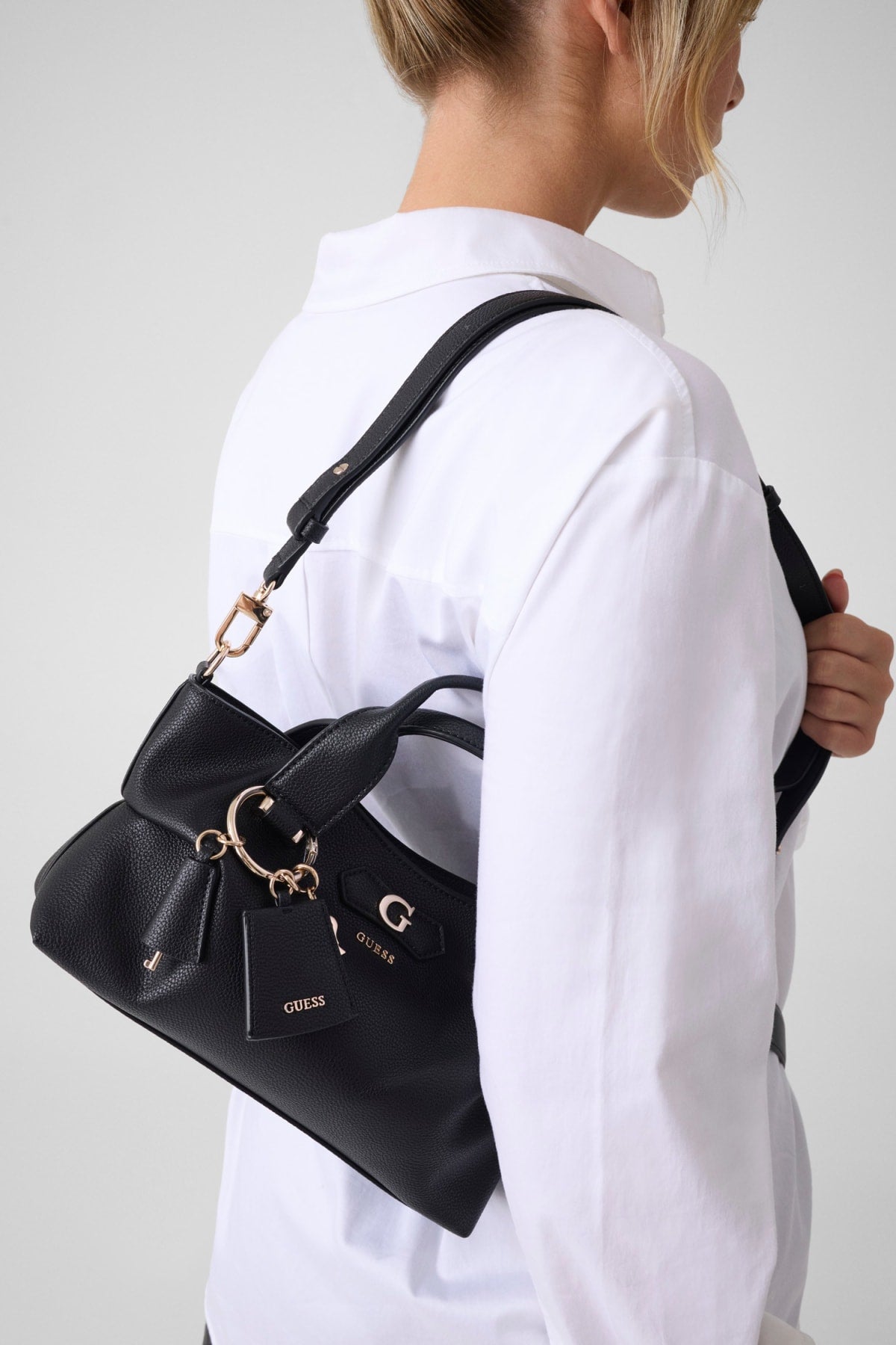 Guess Suzy Mini 3 Comp Satchel Bag