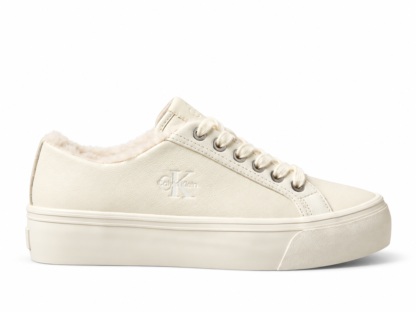 סניקרס קלווין קליין Vulc Flatf Laceup Lth Fur