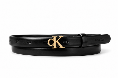 حزام كالفين كلاين Round Buckle Smooth 15mm
