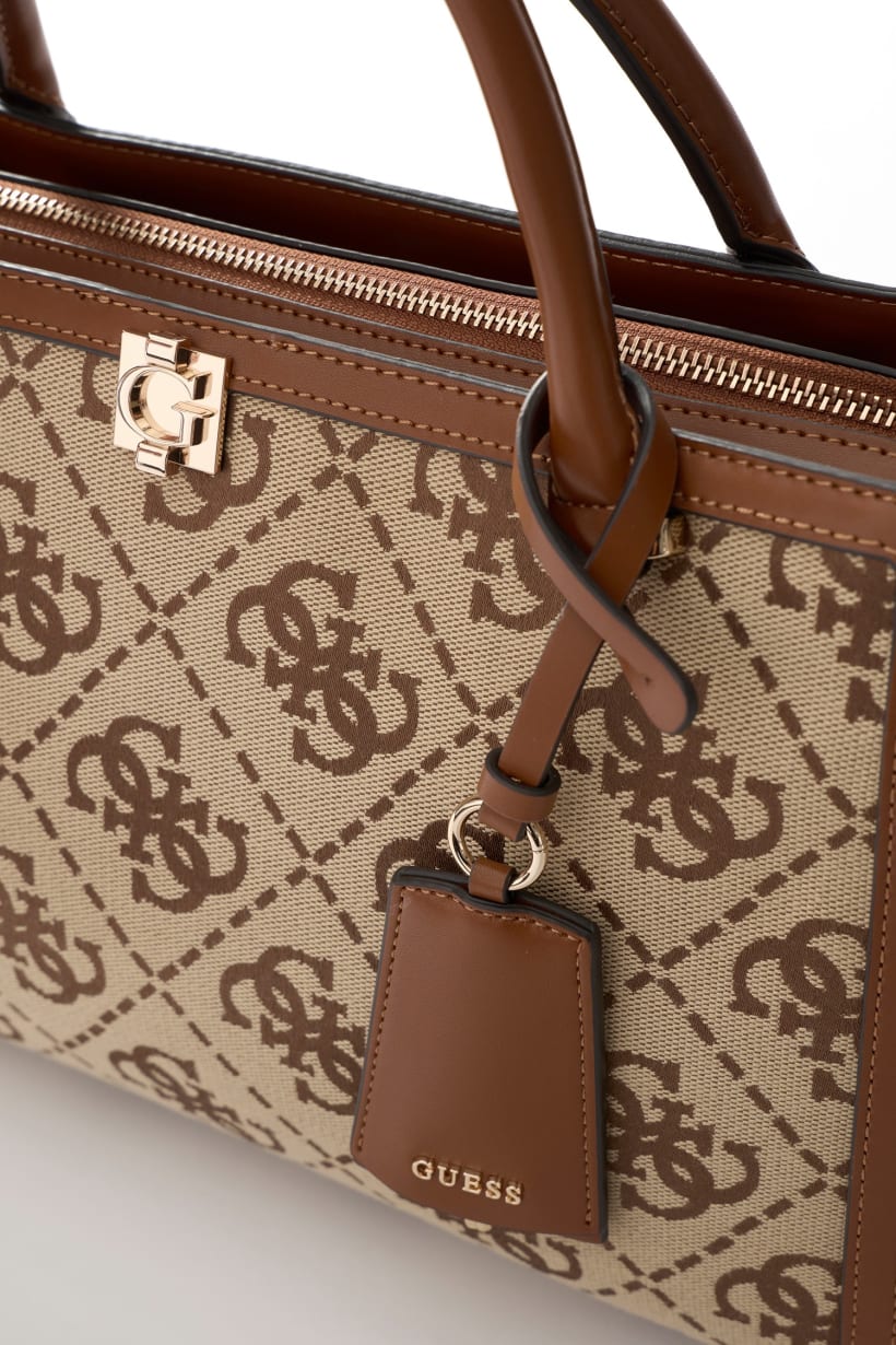 Guess Audrey Logo Satchel Bag