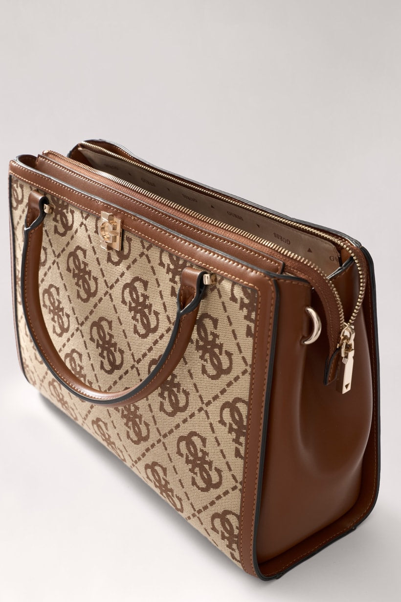 Guess Audrey Logo Satchel Bag
