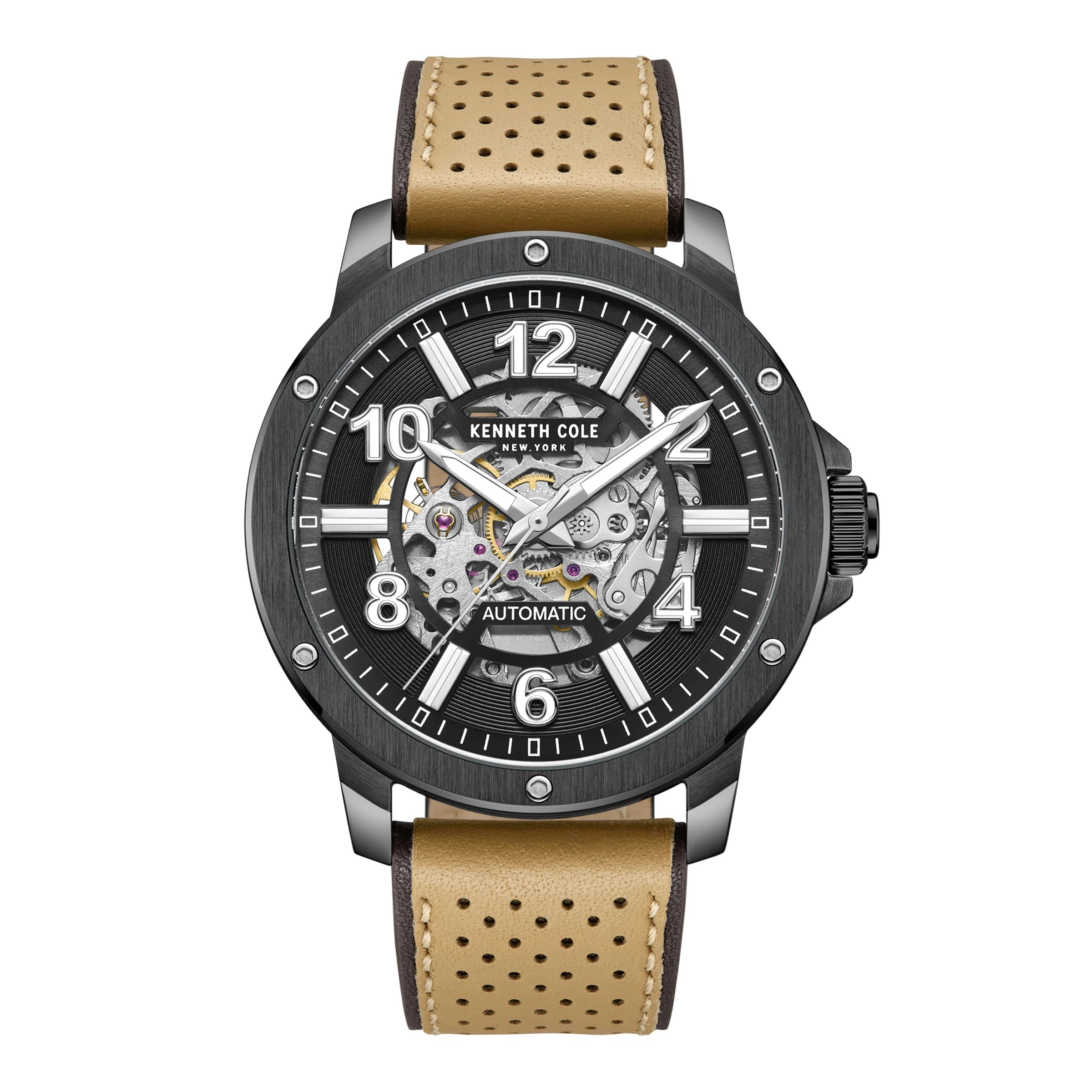 Kenneth cole watch leather hot sale