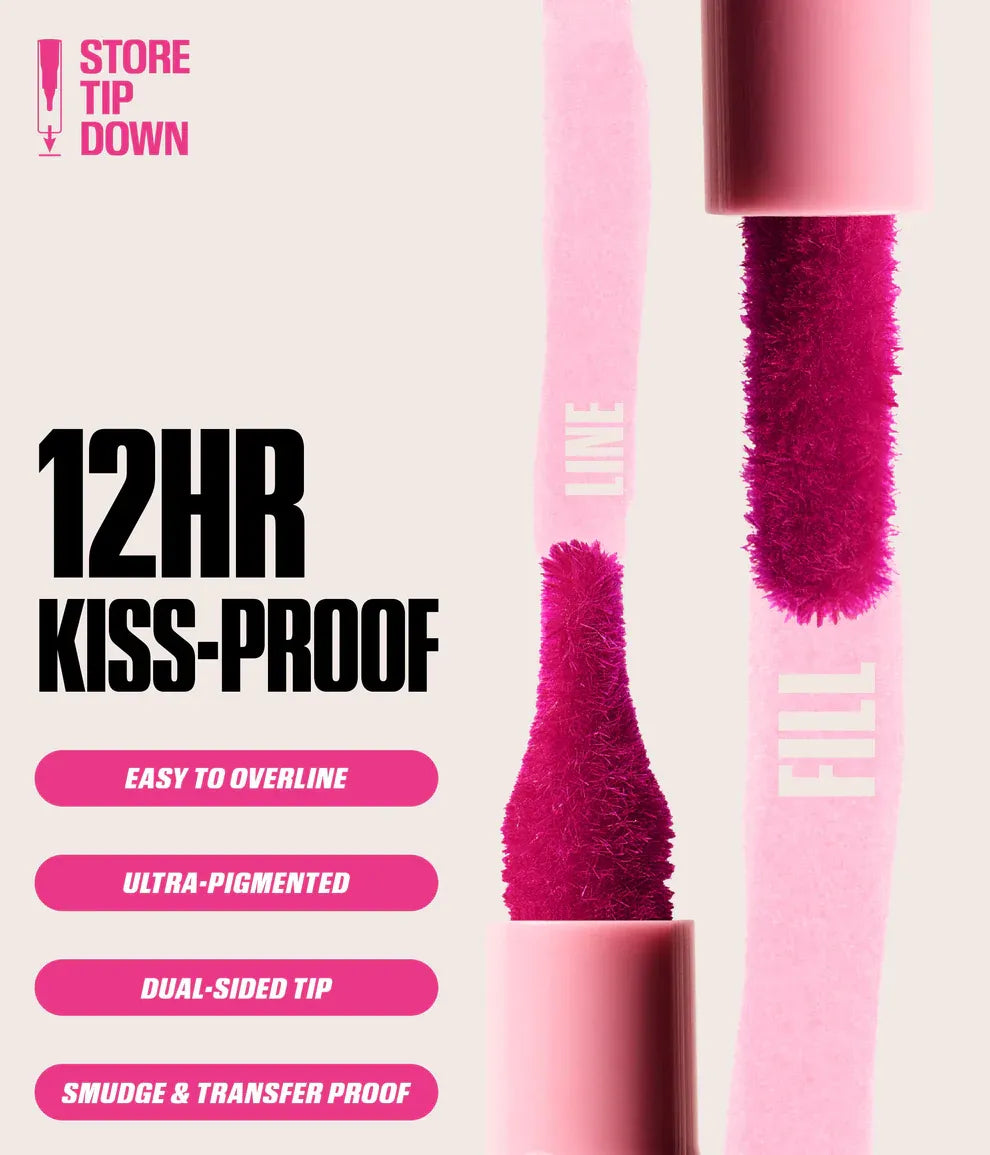 Huda Beauty Lip Contour Stain Soft Nude Lip Liner