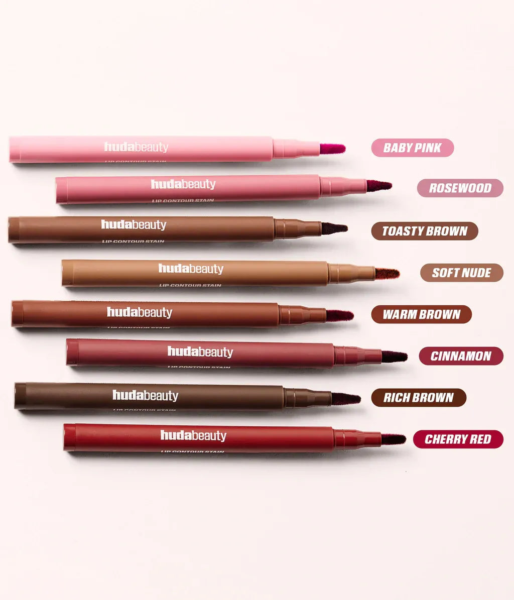 Huda Beauty Lip Contour Stain Soft Nude Lip Liner
