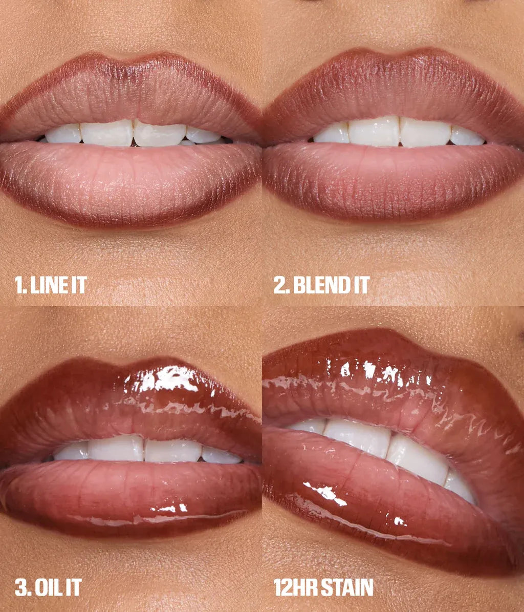 Huda Beauty Lip Contour Stain Soft Nude Lip Liner