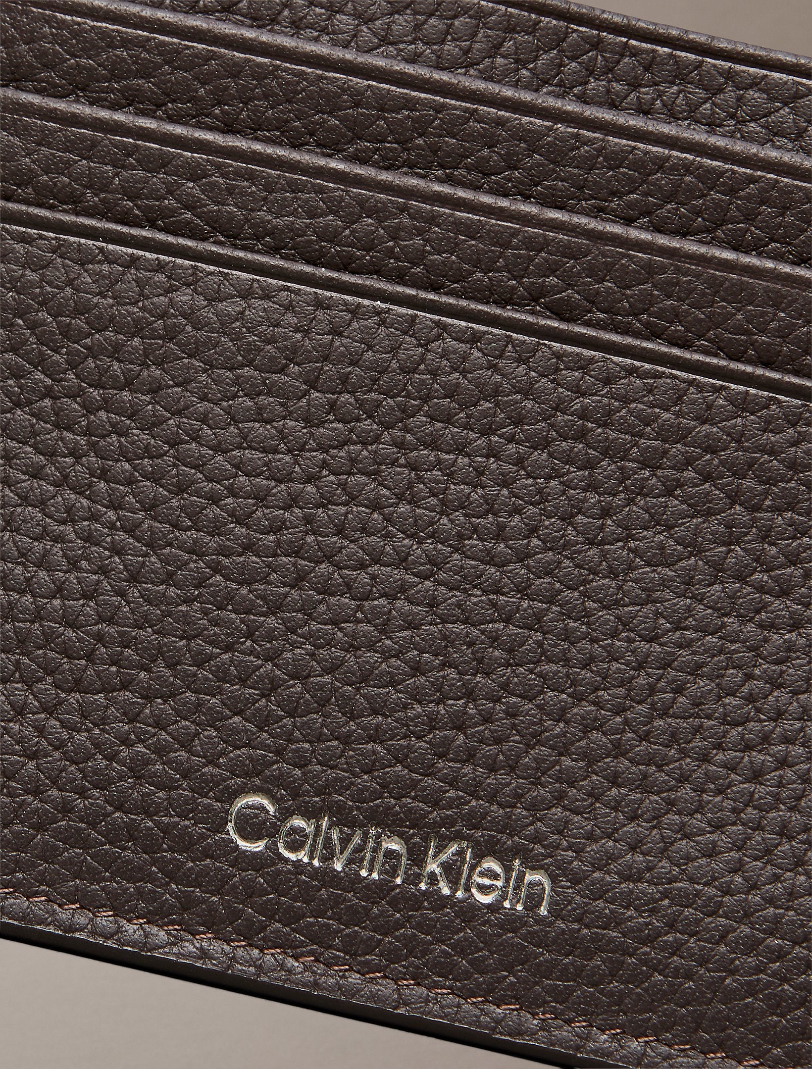 Calvin Klein Foil Emboss Ew Card Case Wallet
