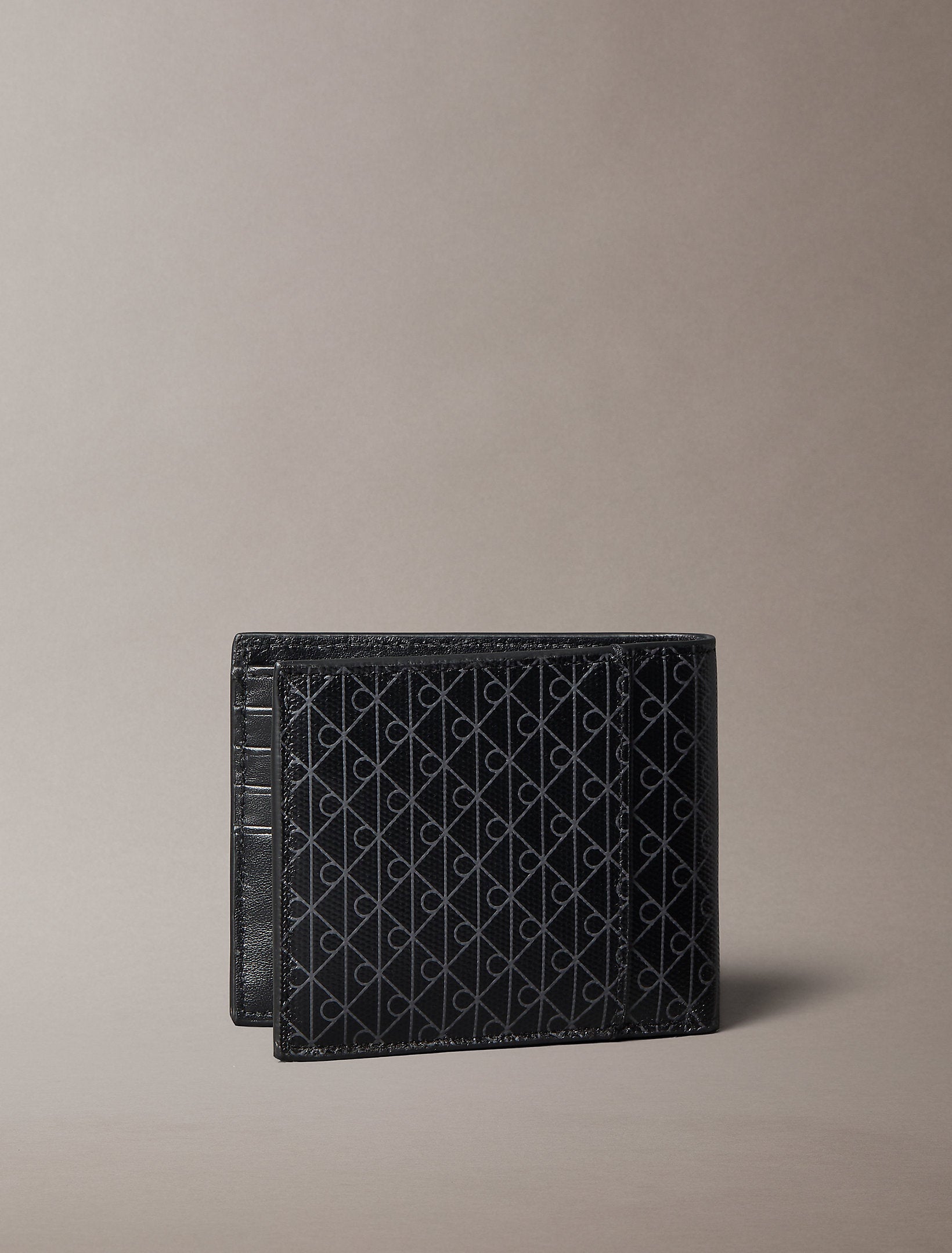 Calvin Klein Emblem Aop Coated Billfold W Co Wallet