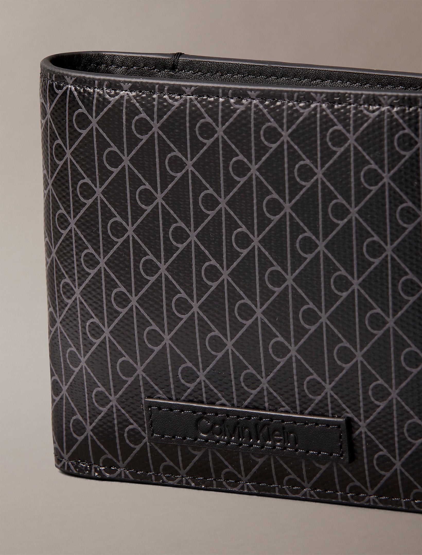 Calvin Klein Emblem Aop Coated Billfold W Co Wallet