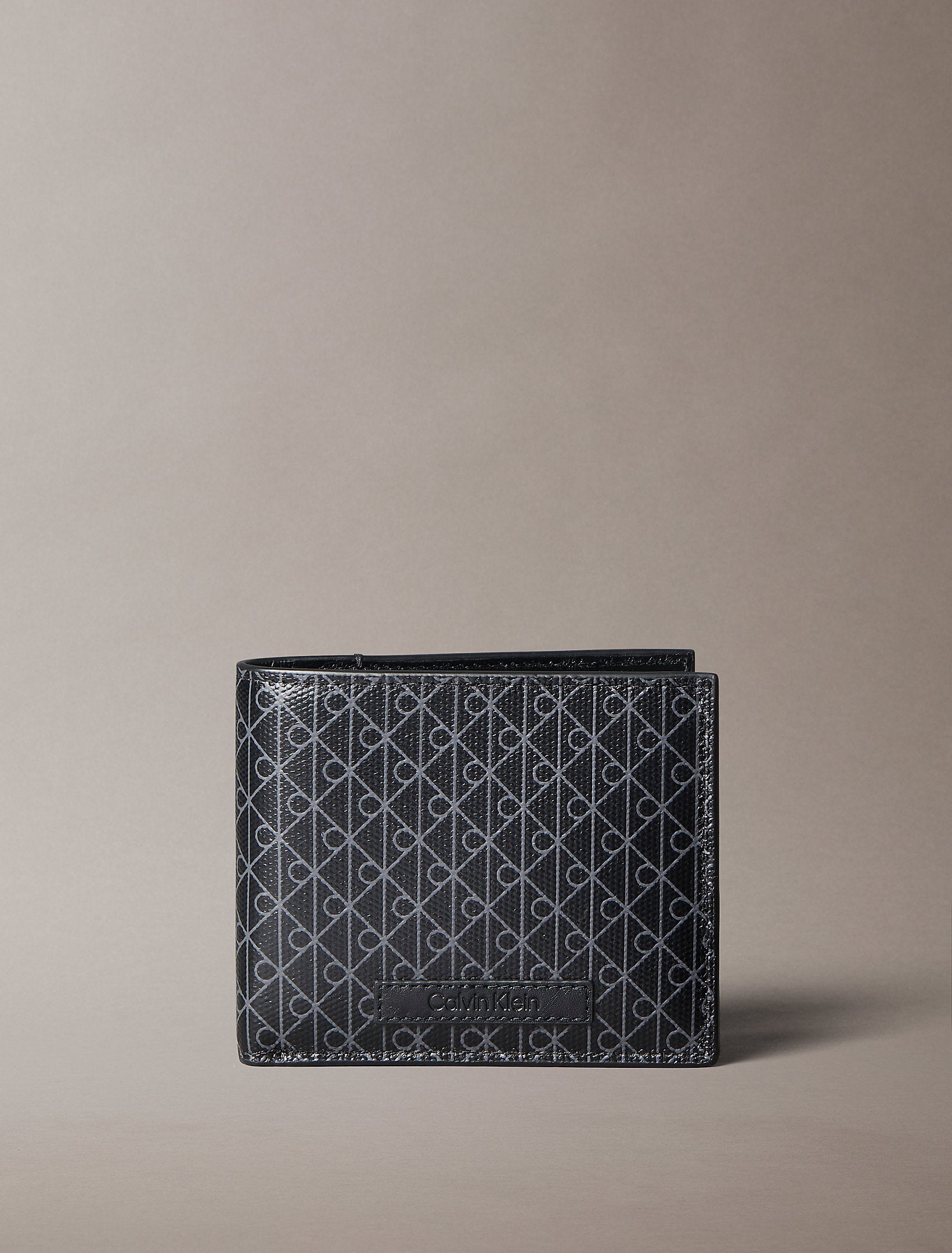 Calvin Klein Emblem Aop Coated Billfold W Co Wallet