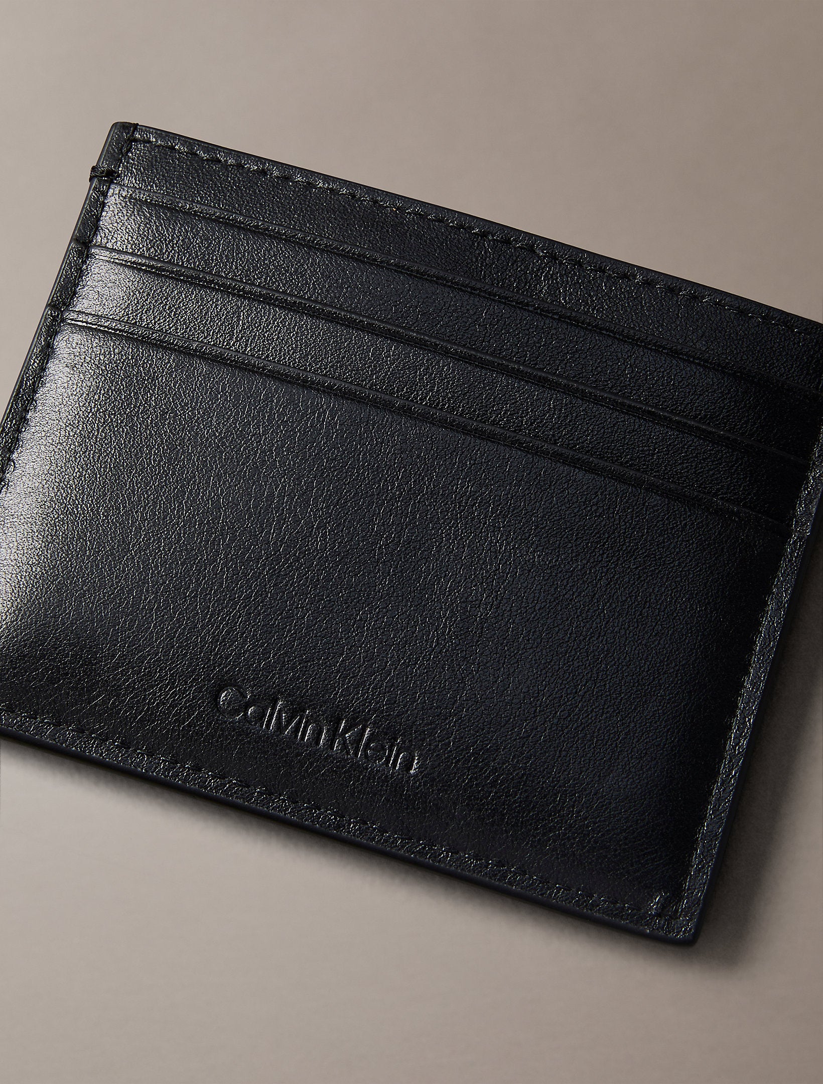 Calvin Klein Bold Suede Cardholder Wallet