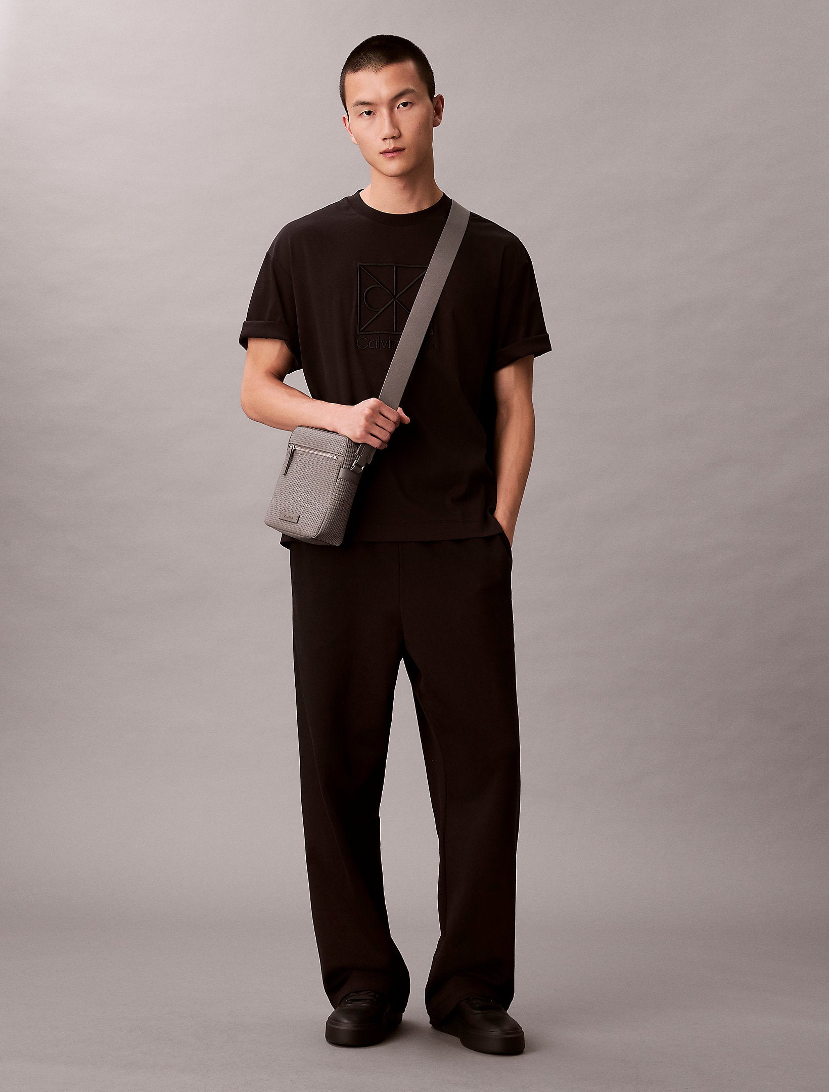 Calvin Klein Emboss Reporter Bag