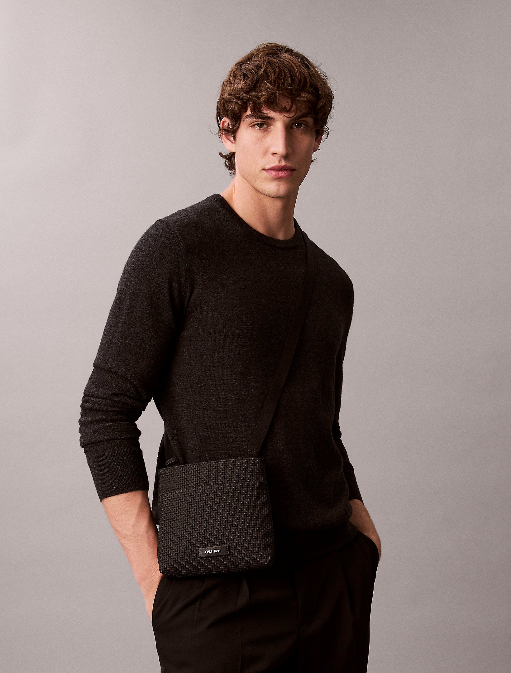 Calvin Klein Emboss Flatpack Bag