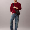 Calvin Klein Emblem Aop Deboss Reporter Bag