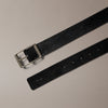 חגורה קלווין קליין Casual Round Buckle Tumbled 35mm