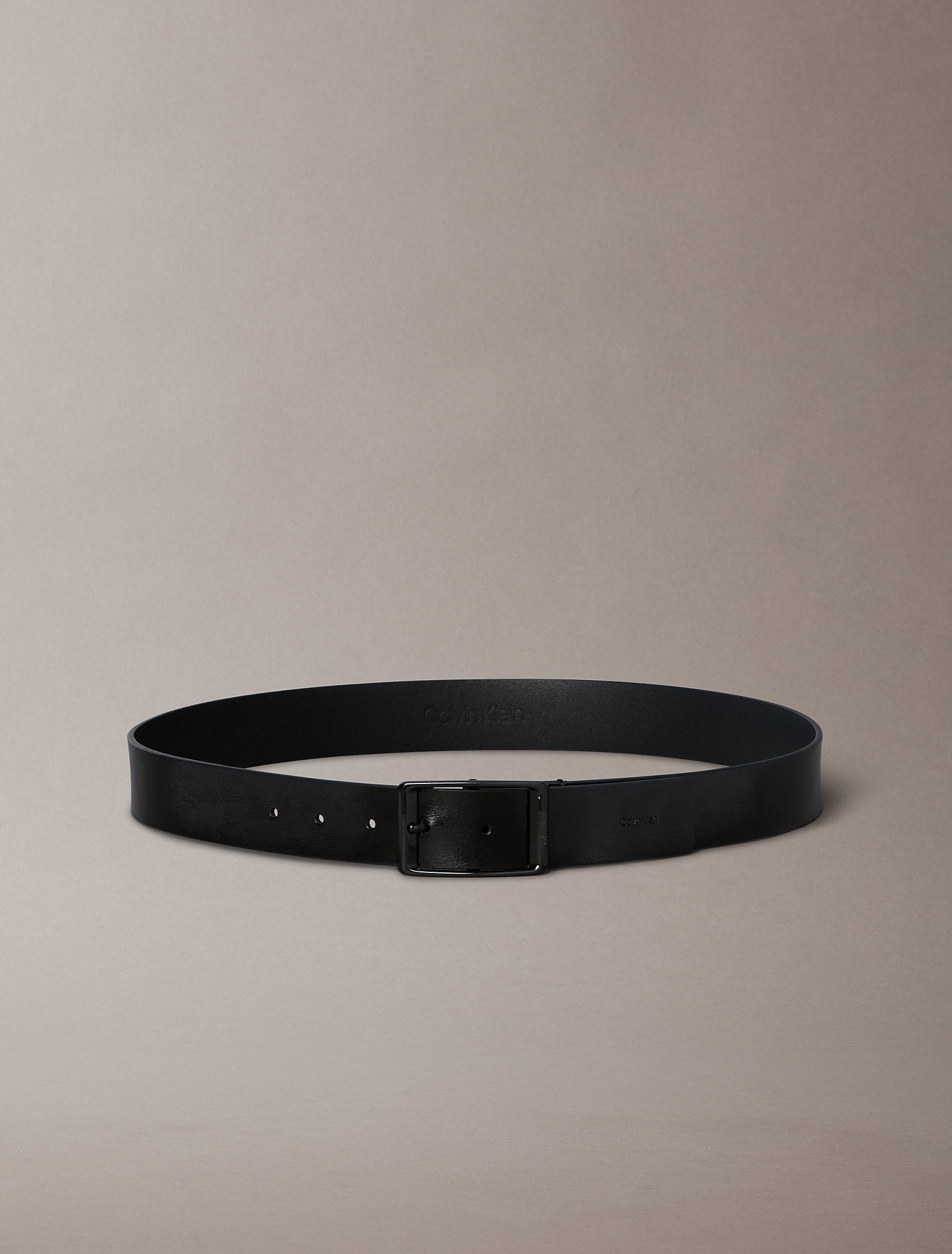 חגורה קלווין קליין Casual Round Buckle Tumbled 35mm
