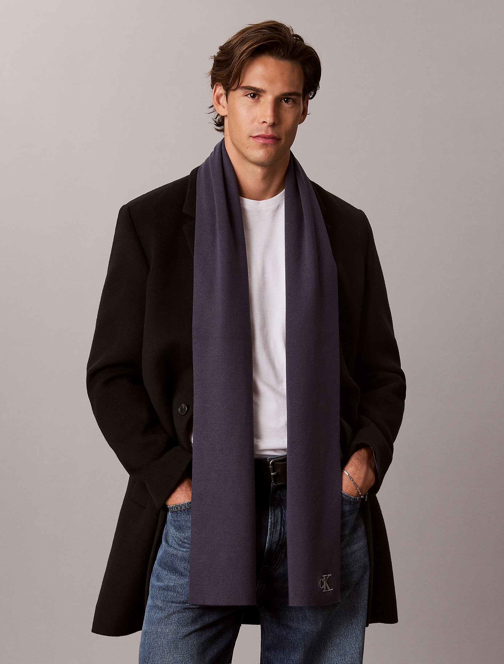 Calvin Klein Fine Rib Scarf