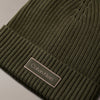Calvin Klein Patch Chunky Rib Cotton Beanie Hat