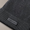 Calvin Klein Patch Chunky Rib Cotton Beanie Hat