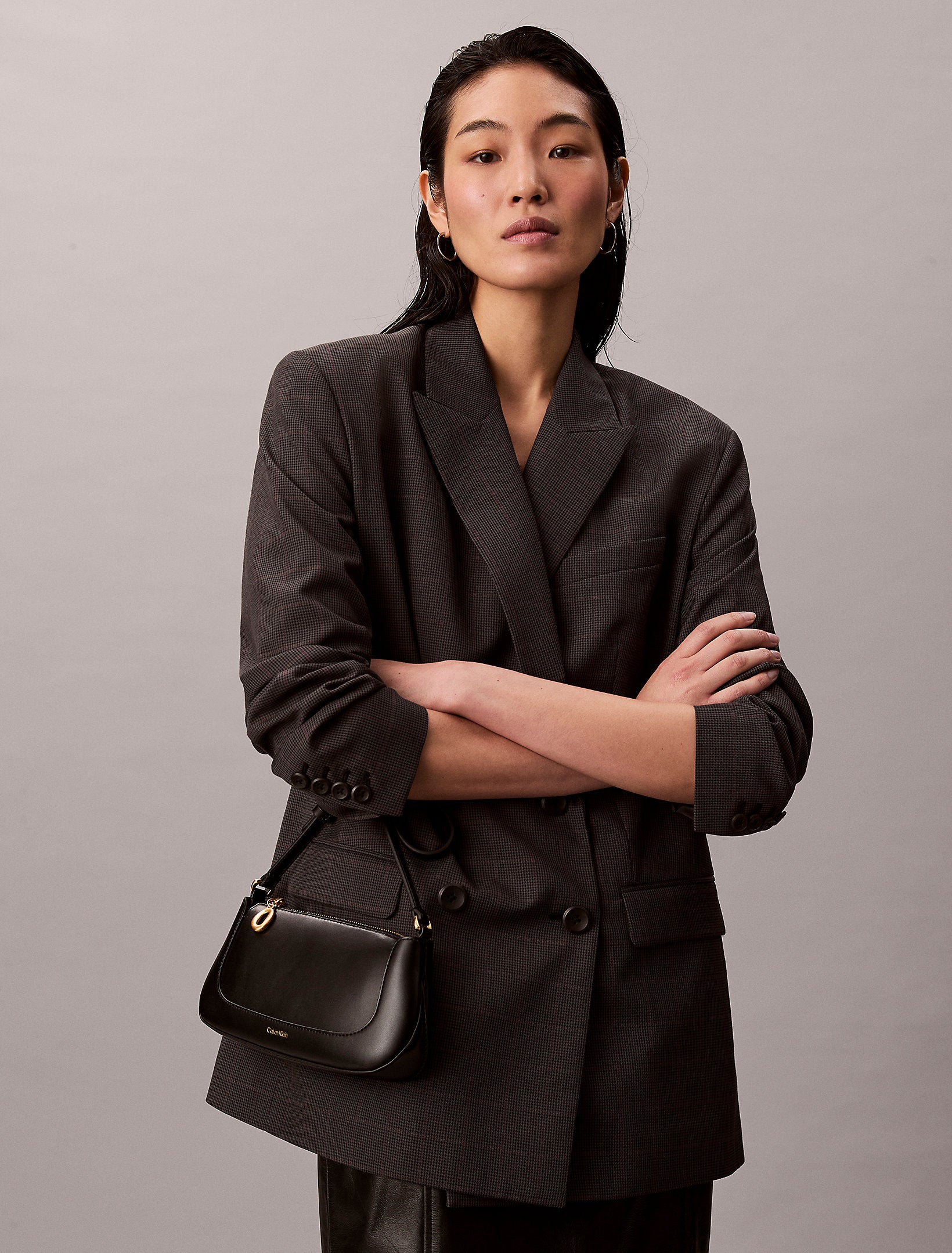 Calvin Klein Hardware Zip Crossbody Bag