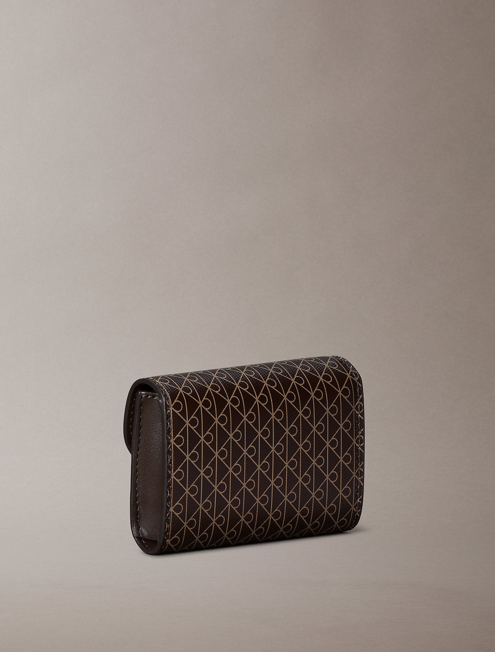 Calvin Klein Emblem Aop Flap Coin Wallet