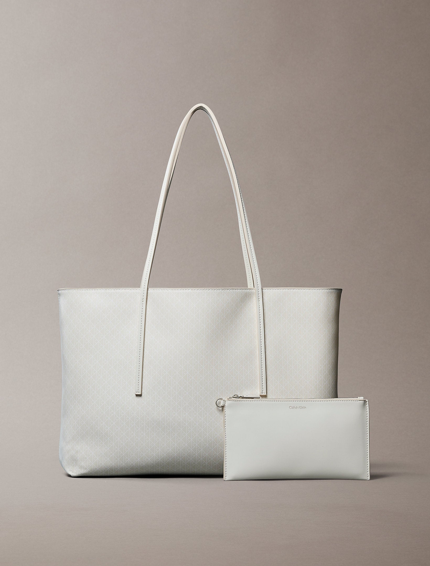 Calvin Klein Tote With Pouch On Strap Bag
