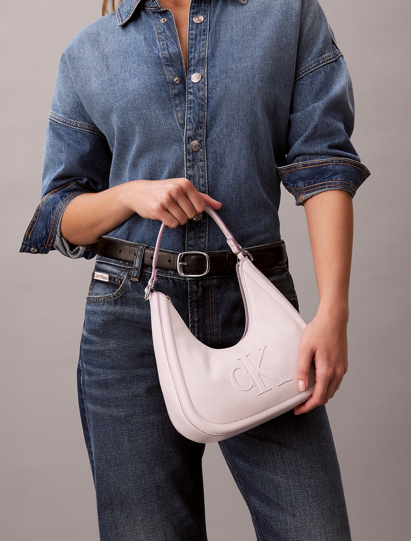 Calvin Klein Bold Small Crescent Bag