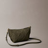 Calvin Klein Woven Sueded Shoulder Bag