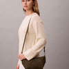Calvin Klein Woven Sueded Shoulder Bag