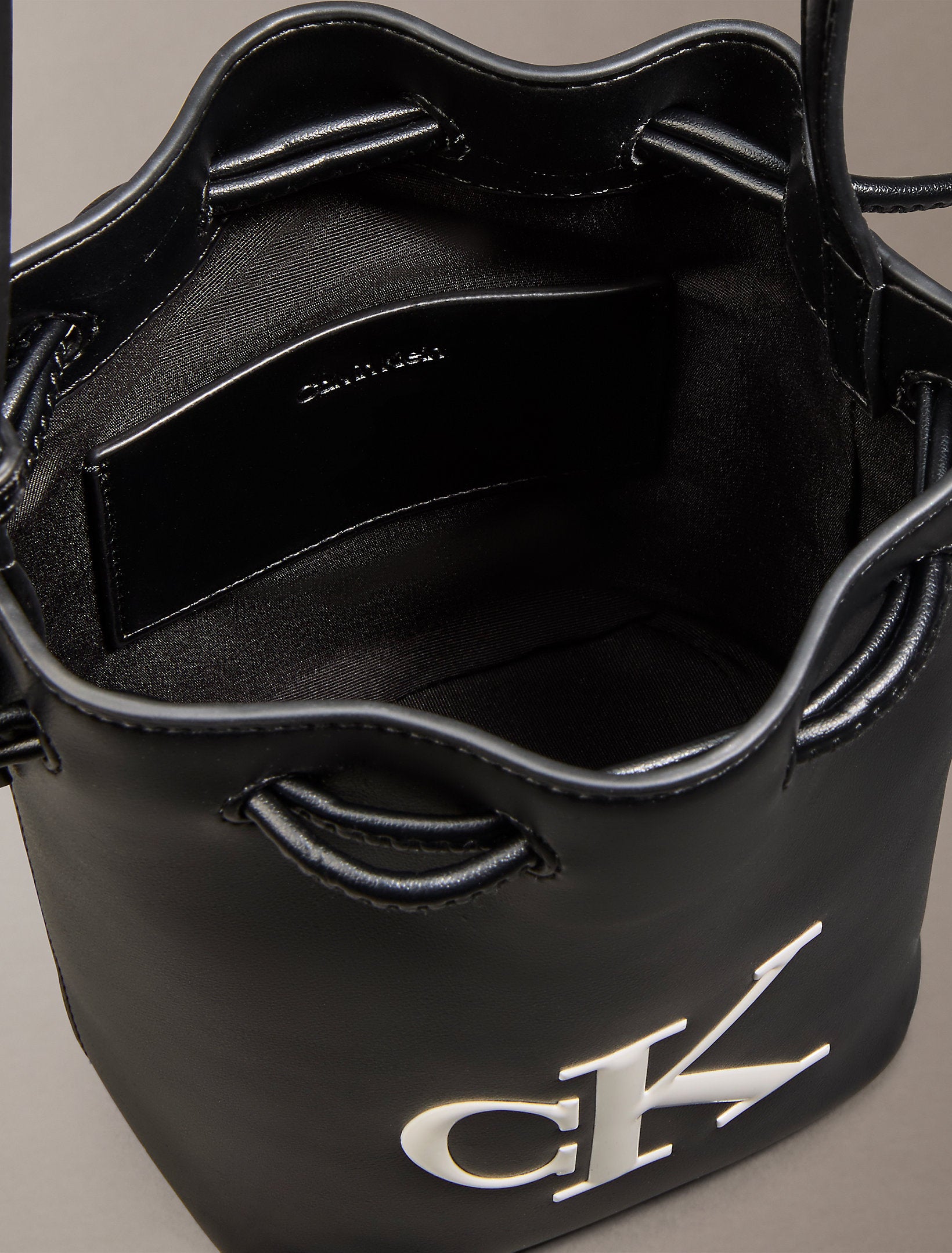 Calvin Klein Bold Mini Bucket Crossbody Bag