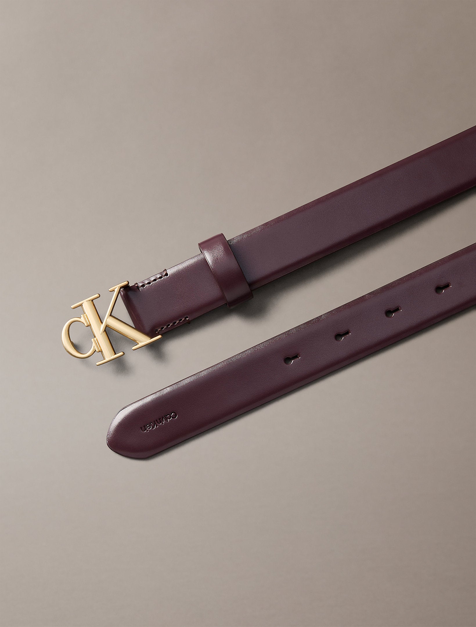حزام كالفين كلاين Round Buckle 30mm Smooth