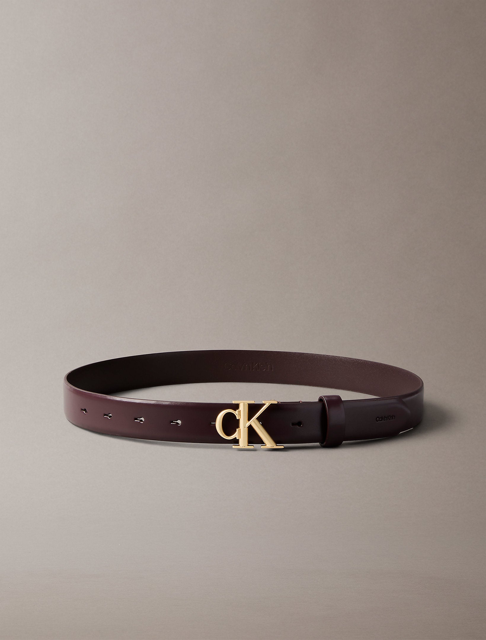 حزام كالفين كلاين Round Buckle 30mm Smooth