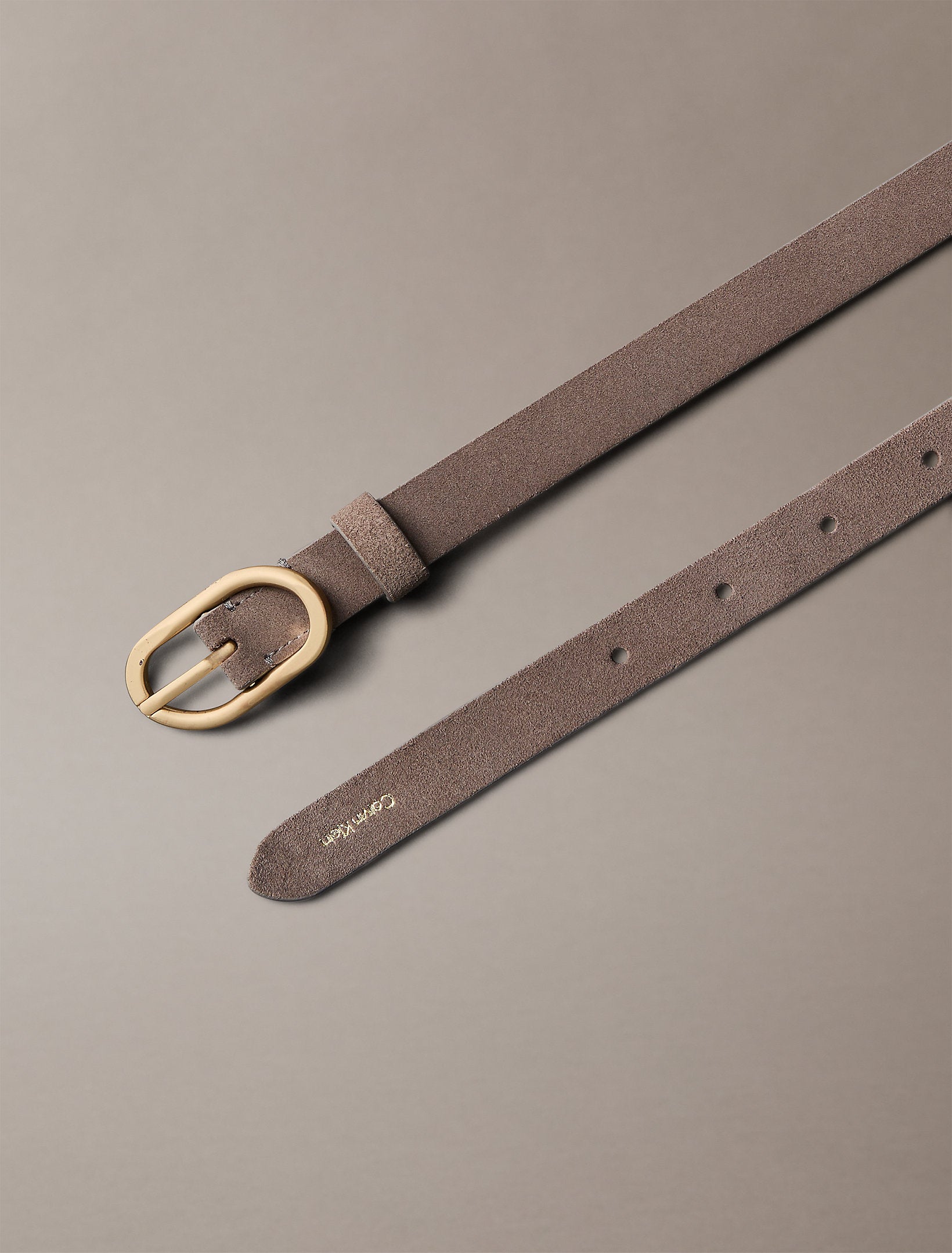Calvin Klein Organic Buckle Suede 20mm Belt