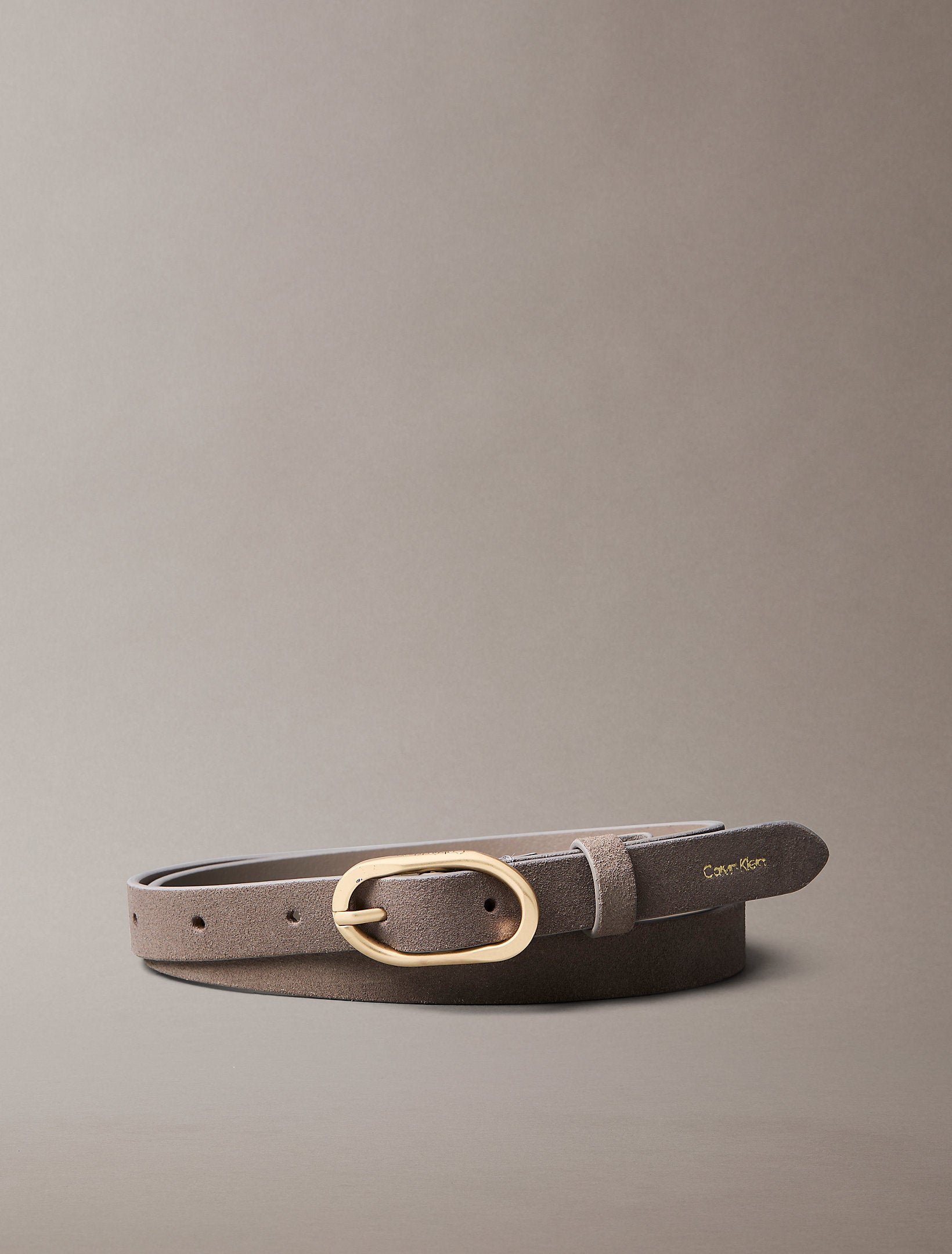 Calvin Klein Organic Buckle Suede 20mm Belt