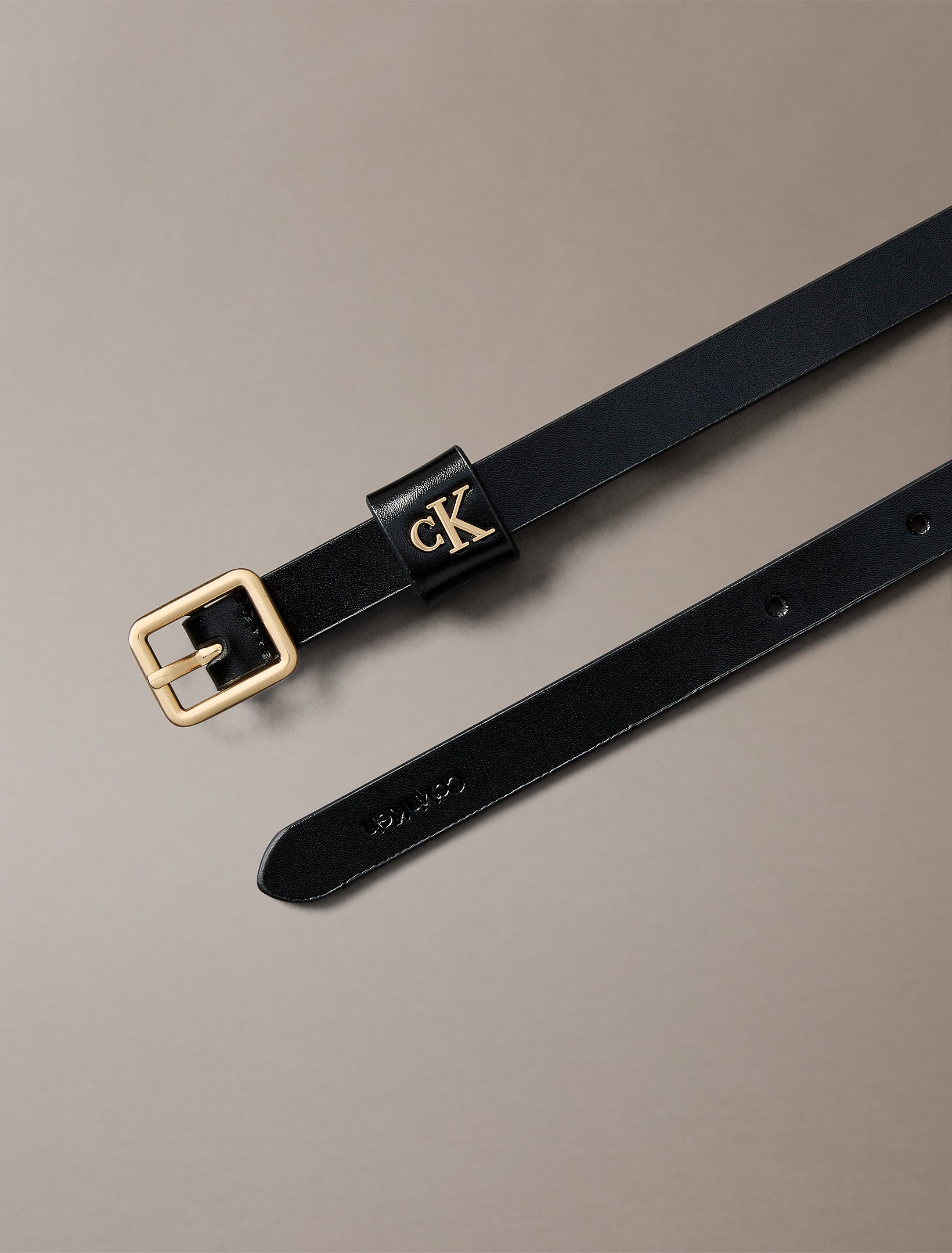 حزام كالفين كلاين Square Buckle Loop 15mm